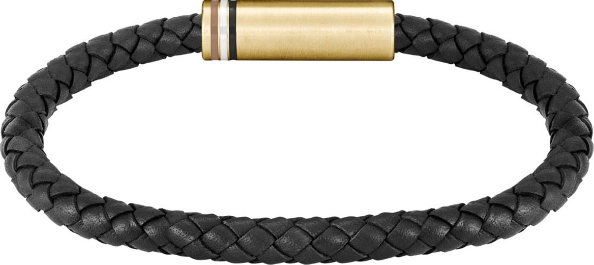 BOSS Lederarmband »ARES SINGLE, 1580623, 1580624«