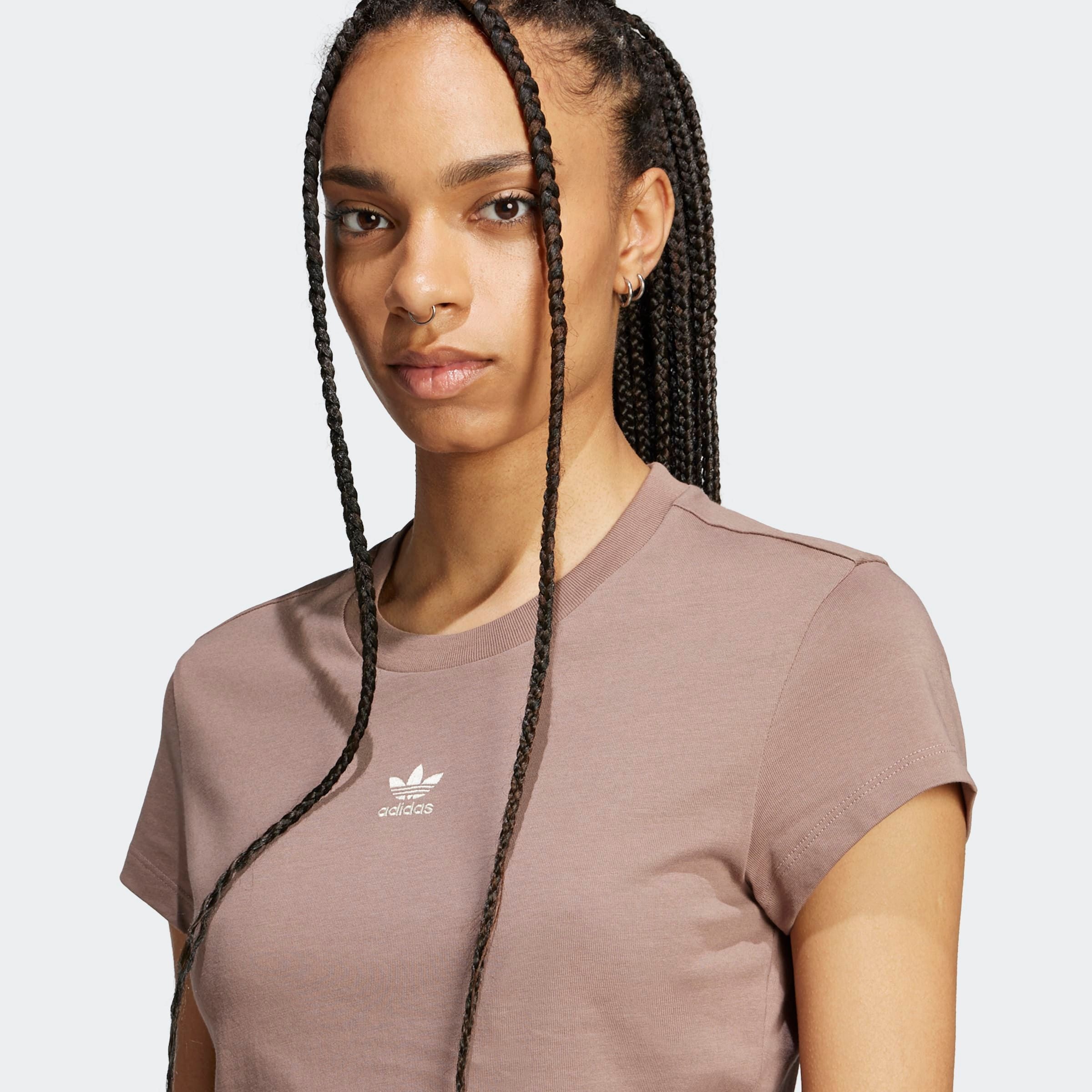 Thumbnail - adidas Originals T-Shirt "ESS SLIM TEE" sportlicher Stil, schmale Silhouette, aus Single Jersey