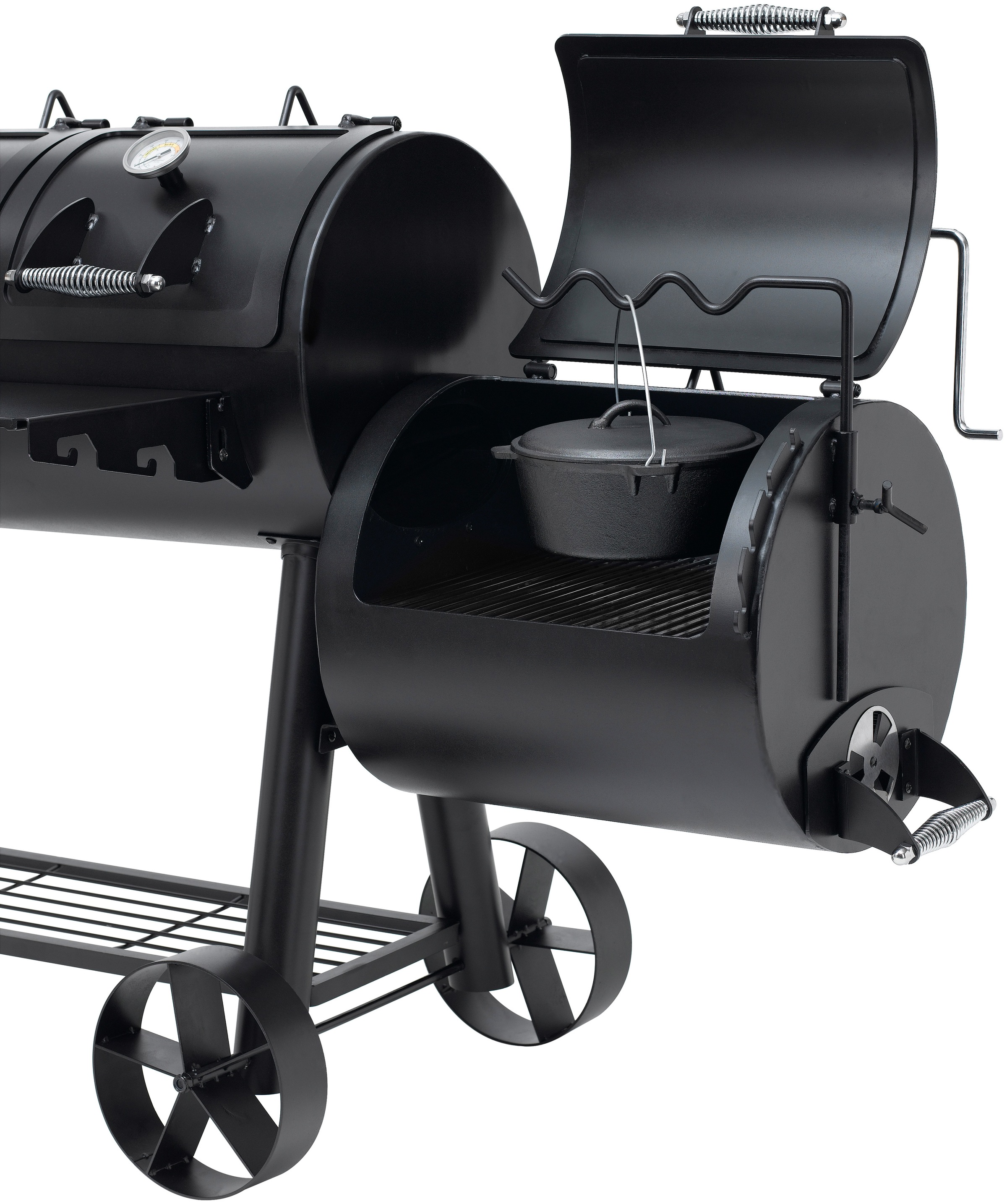 Tepro Smoker »Indianapolis«, BxTxH: 184x88x153 cm, 155 kg