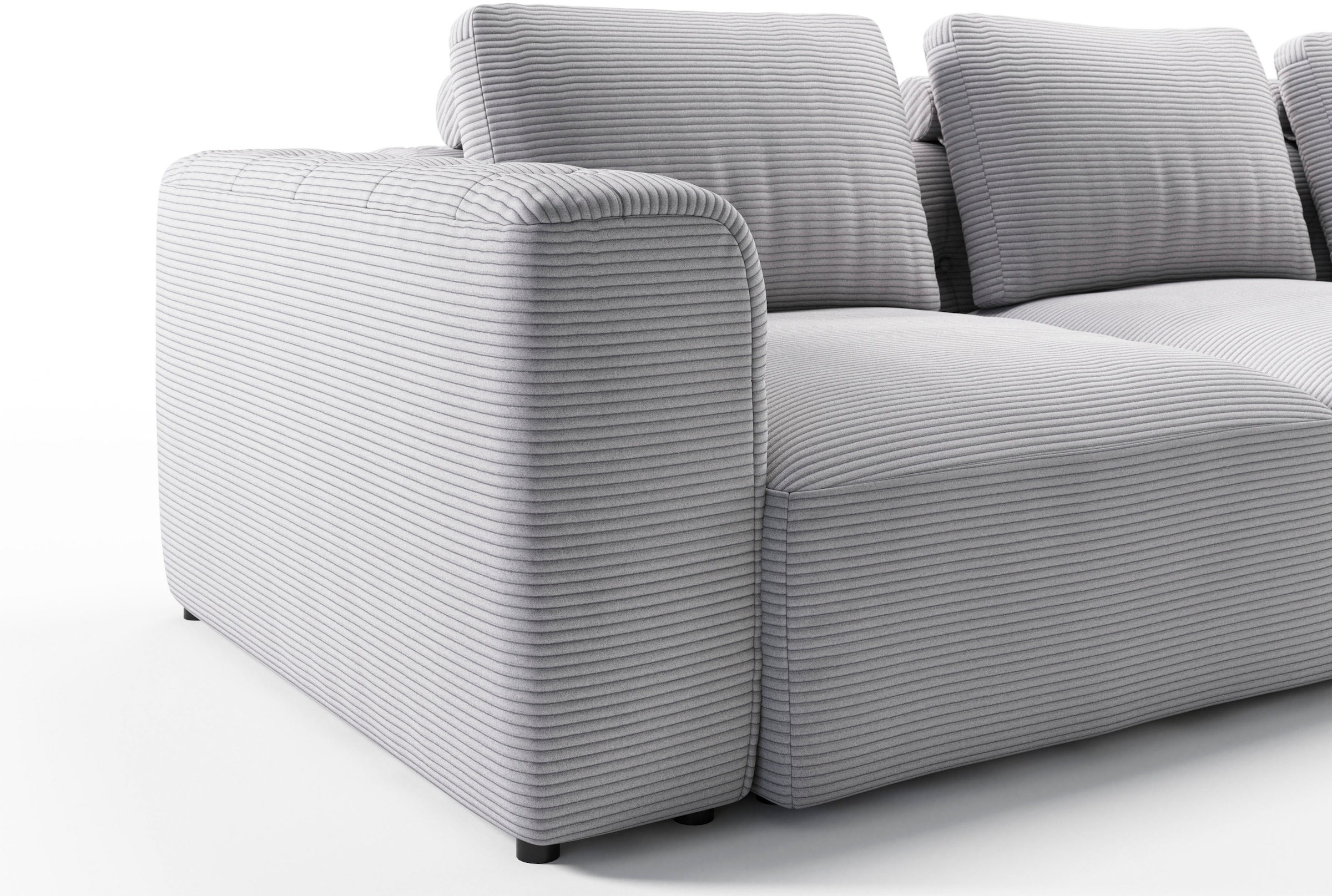 RAUM.ID 2-Sitzer »Cushid«, Modulsofa, bestehend aus 2 Teilen, Breite 218 cm