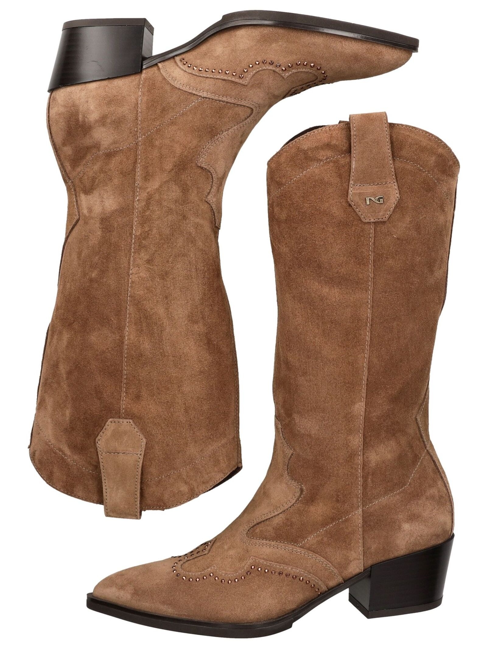 Nero Giardini Bikerboots »Nero Giardini Stiefel Veloursleder«