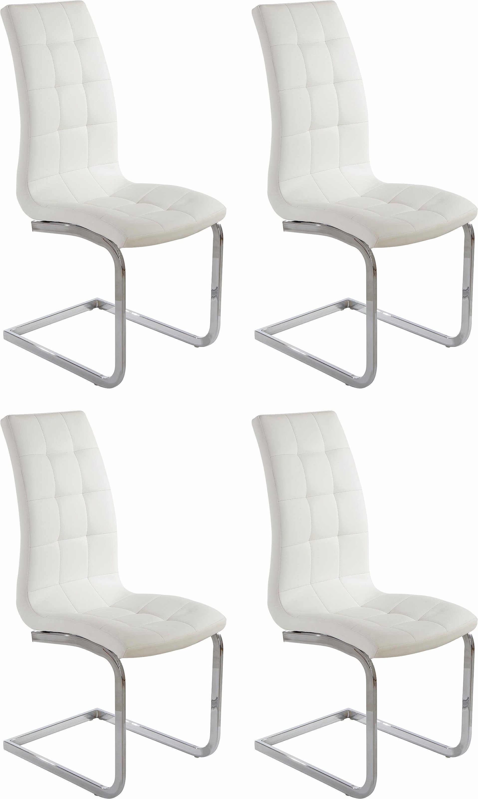 OTTO home Freischwinger "Lola" (Set) 4 Stk.2 oder 4 Stück, Bezug in Kunstle günstig online kaufen