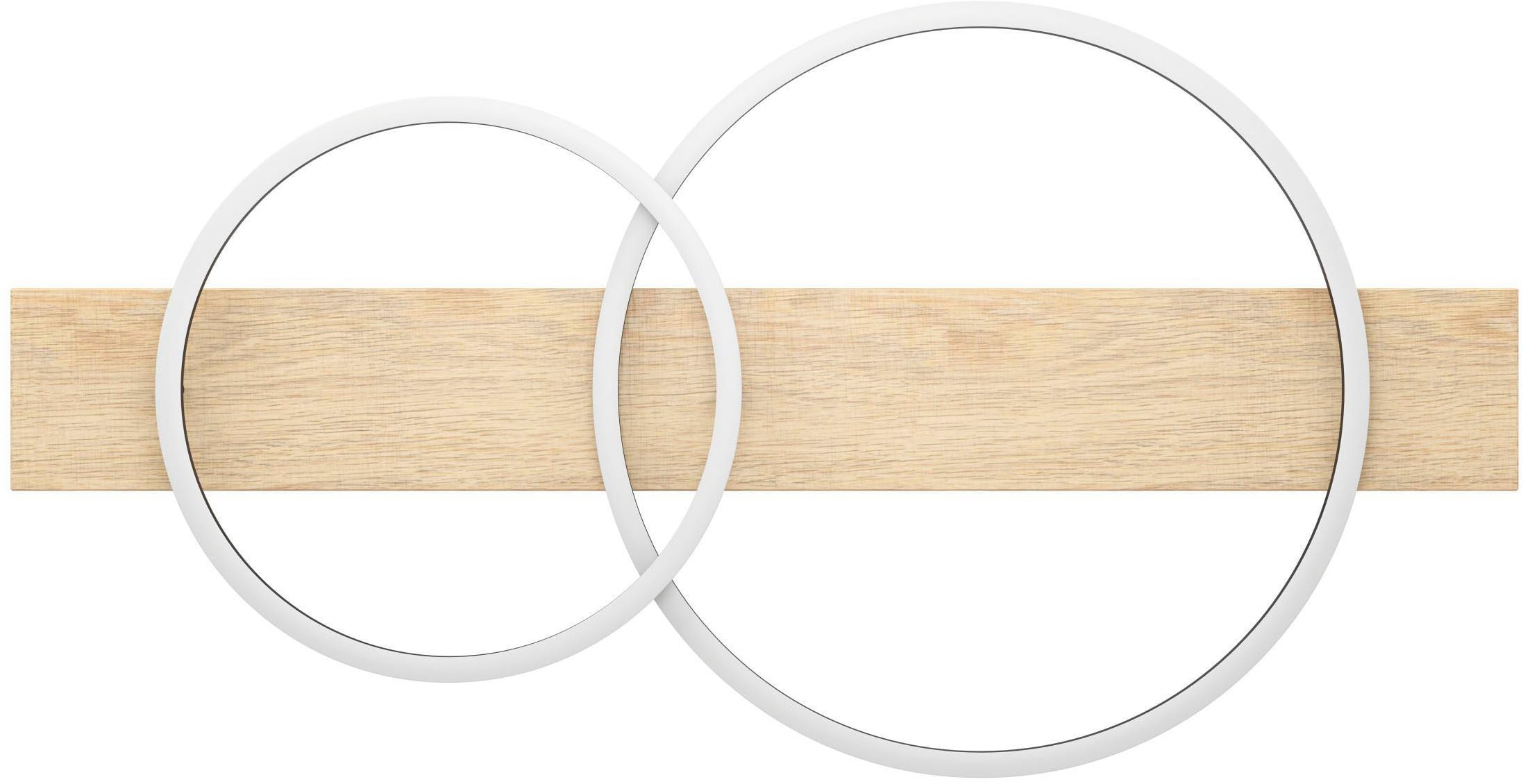 EGLO Deckenleuchte »Boyal Deckenlampe, FSC zertifiziert, Flurlampe, Wohnzimmerlampe, Lampe« LED-Modul 1 Stk. Warmweiß