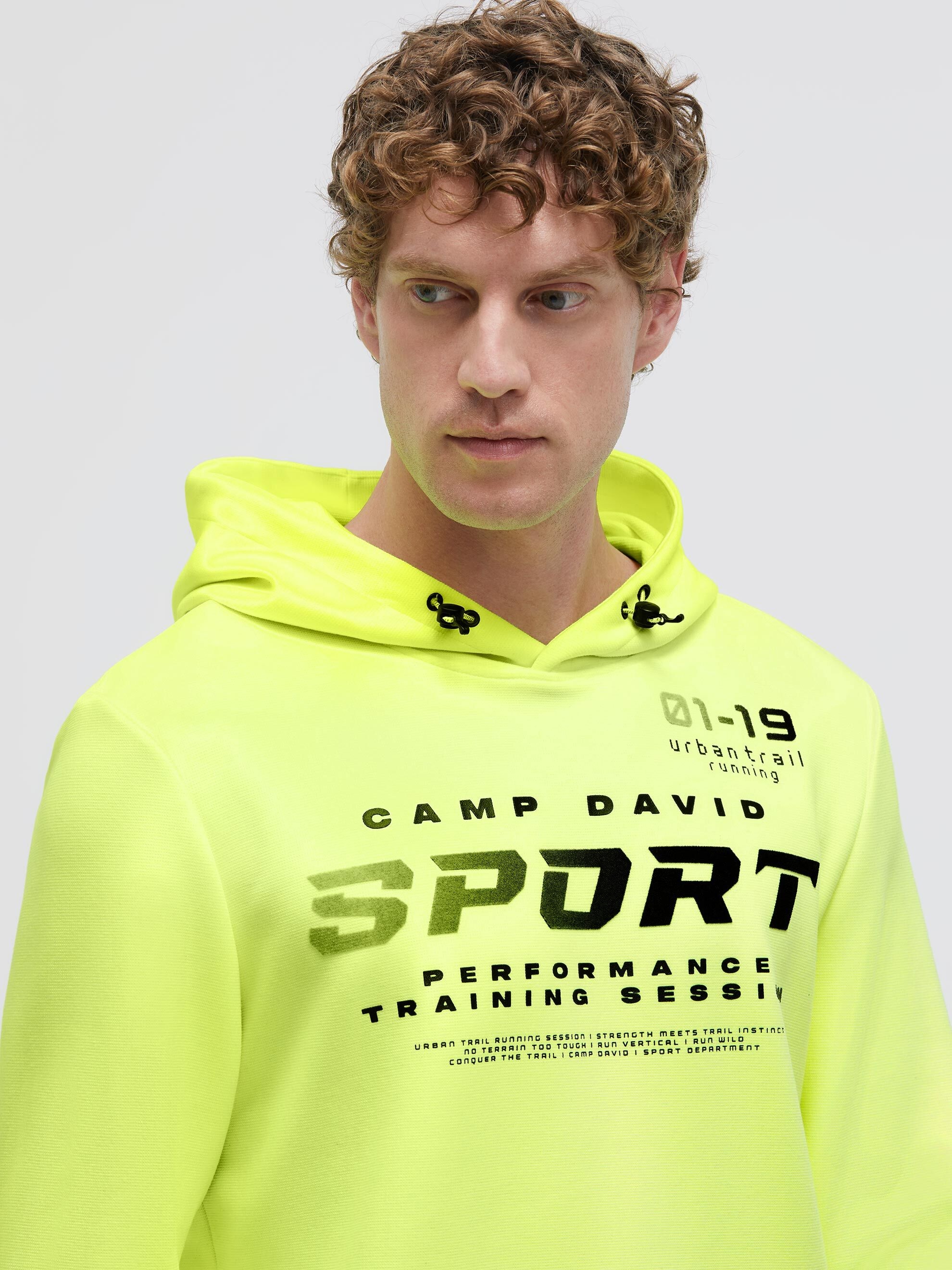 CAMP DAVID Kapuzensweatshirt , mit verstellbarem Gummizug an der Kapuze
