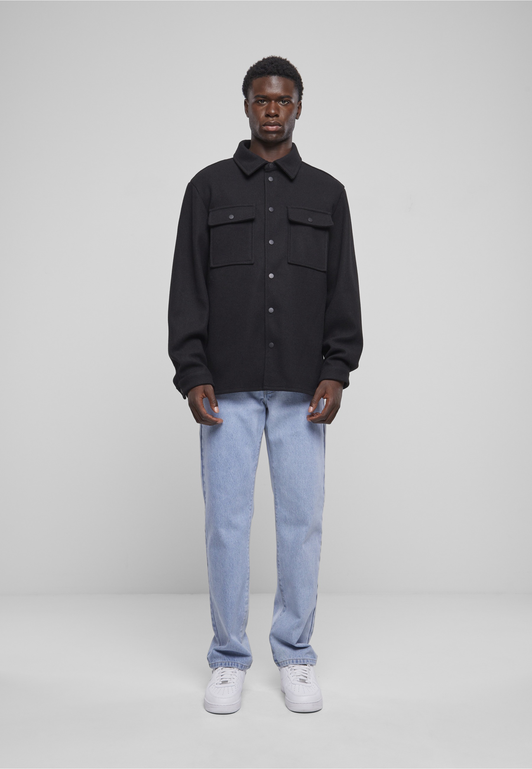 URBAN CLASSICS Kurzmantel »Urban Classics Herren Plain Overshirt«