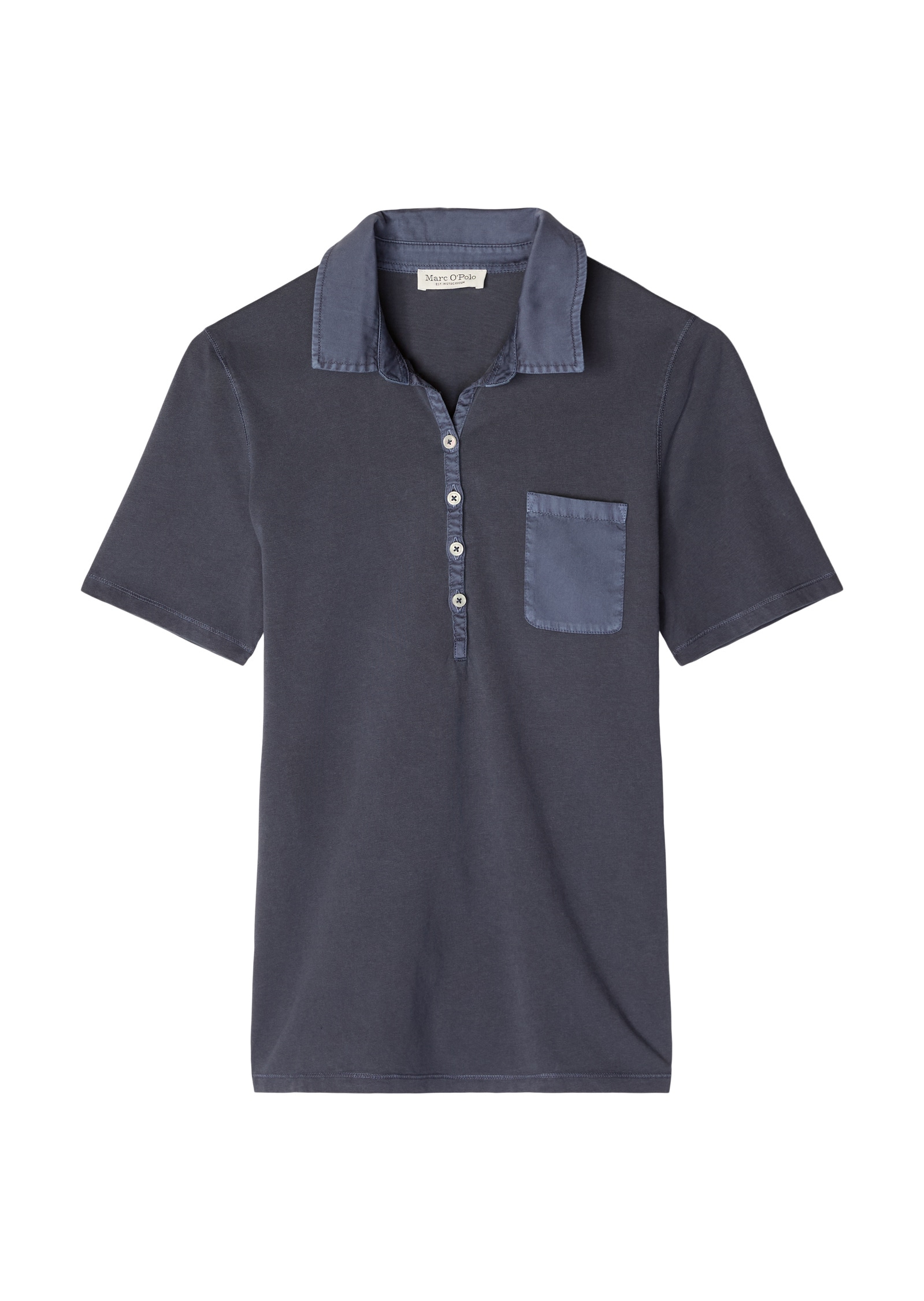 Marc O'Polo Poloshirt »mit Material-Mix-Details«