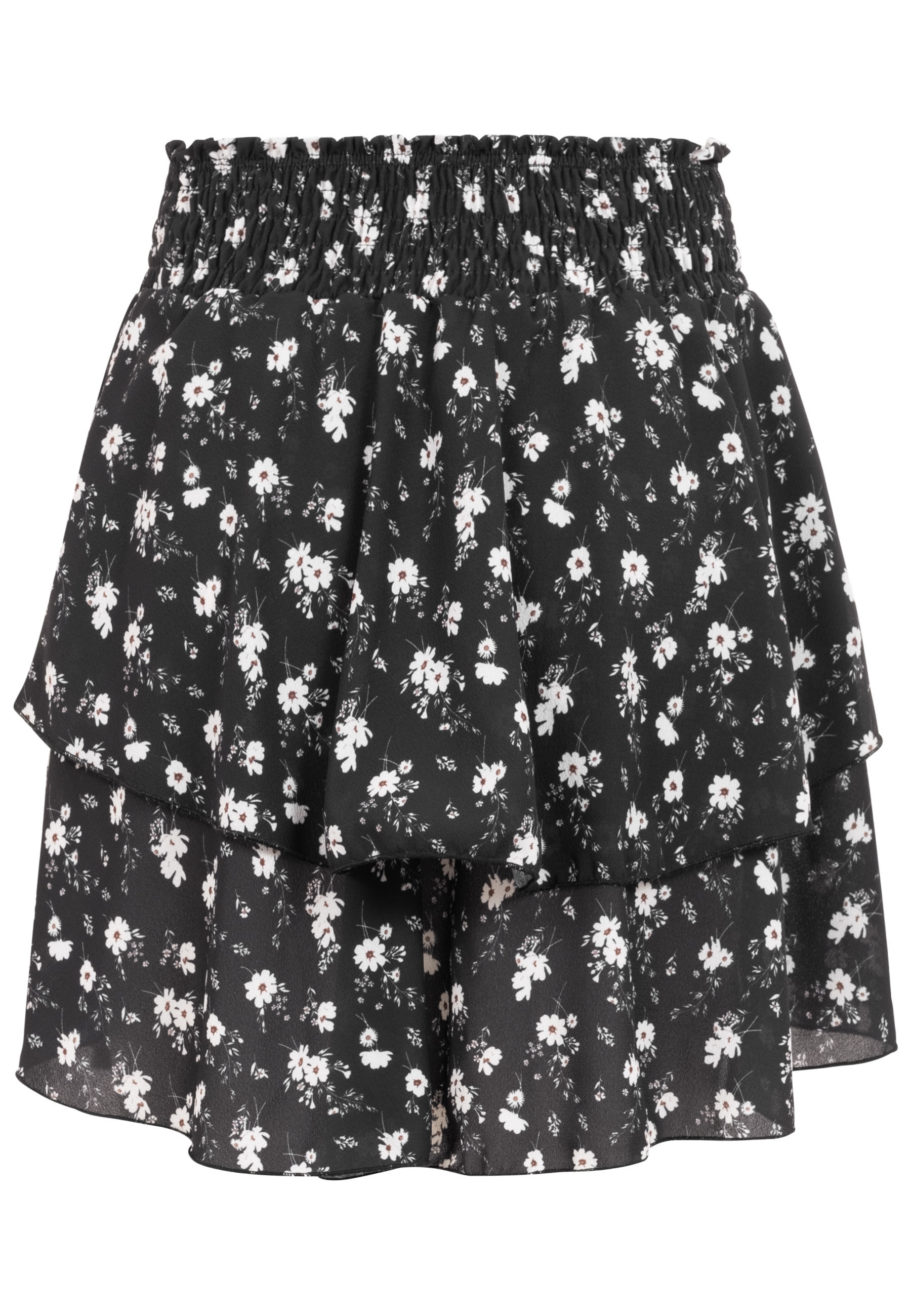 CLOUD 5IVE Midirock »CLOUD 5IVE Tiered Mini Skirt« 1
