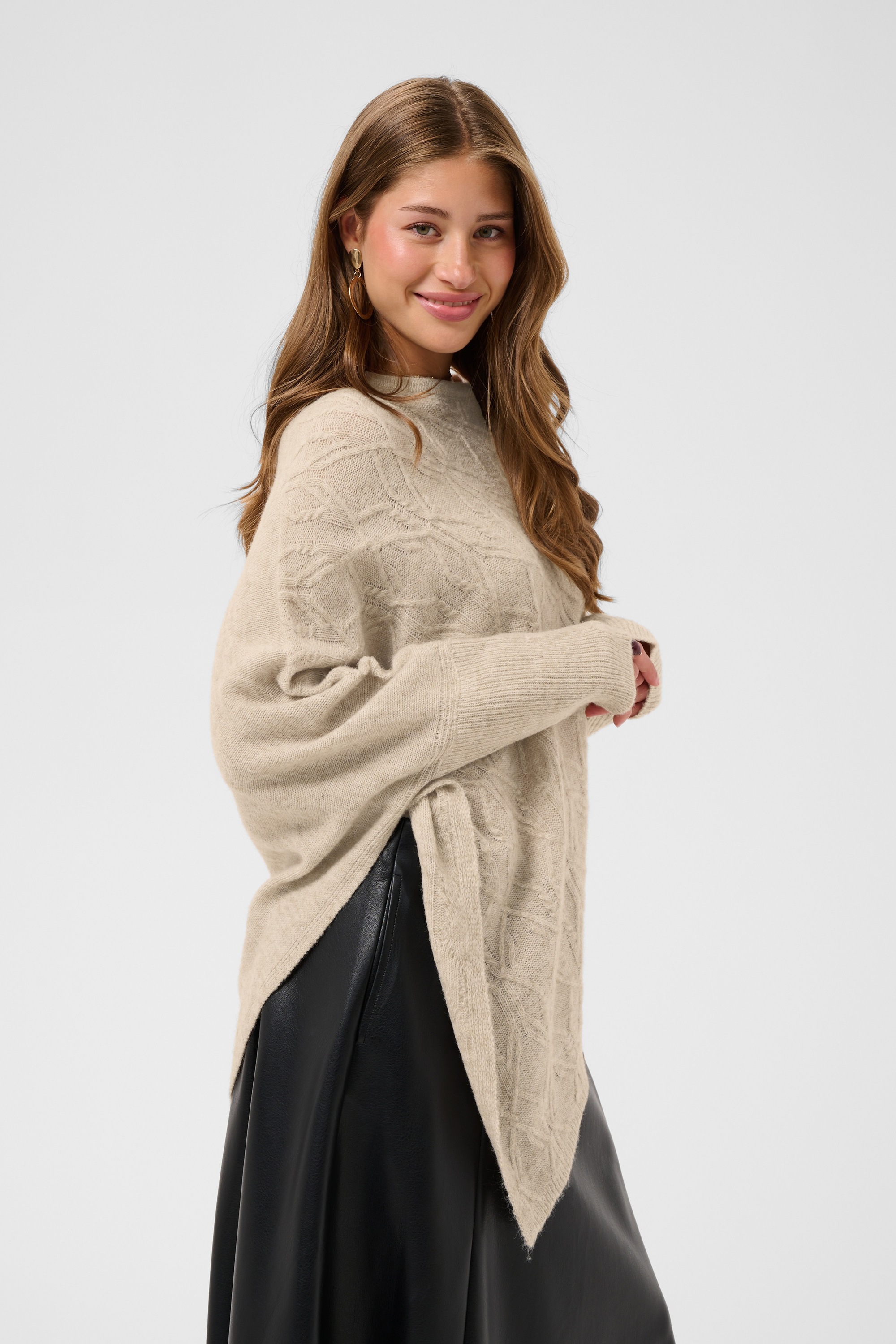 Cream Strickponcho »Damen Poncho CRElsie«