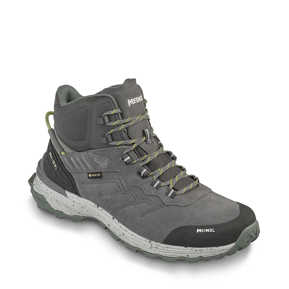 Meindl Wanderschuh "Meindl Dallas Mid GORE-TEX grau/gelb", GORE-TEX – Windd günstig online kaufen