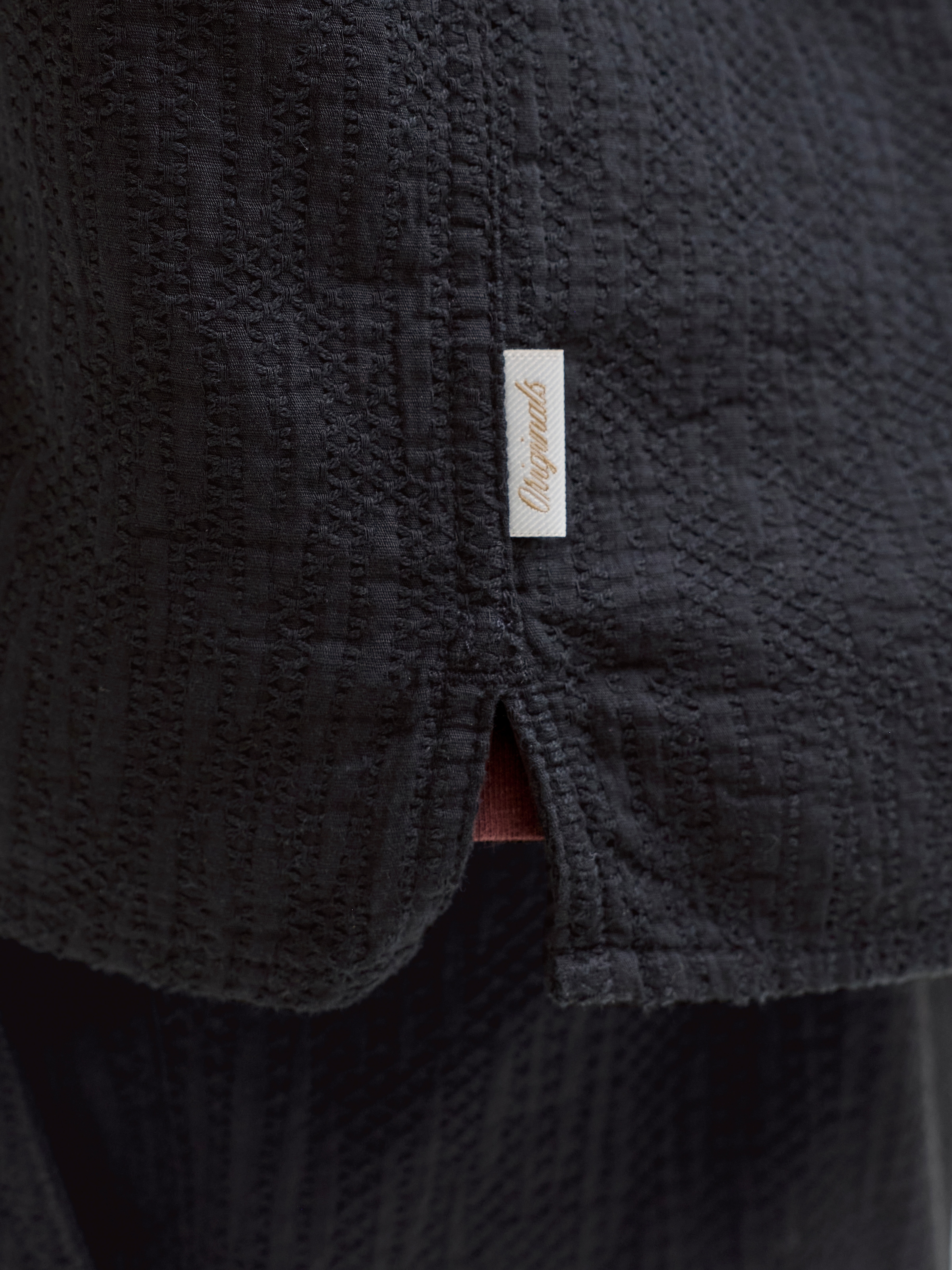 Jack & Jones Kurzarmhemd »JORMONTAUK WAVY TEXTURE SHIRT SS SN« Baumwolle, relaxed fit