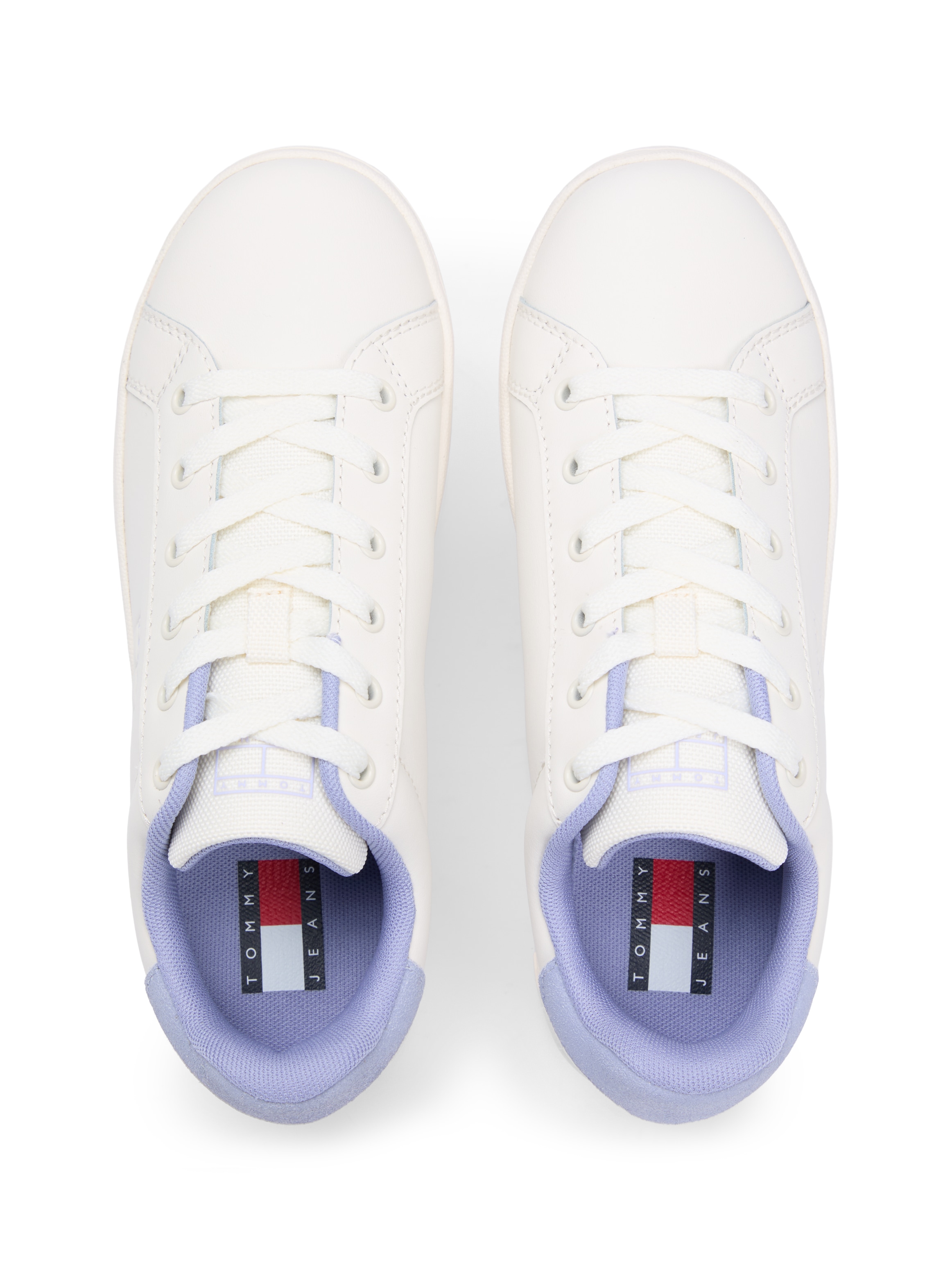 Tommy Jeans Plateausneaker »TJW FLATFORM ESS MU«  , Freizeitschuh, Halbschuh, Schnürschuh mit Kontrastbesatz