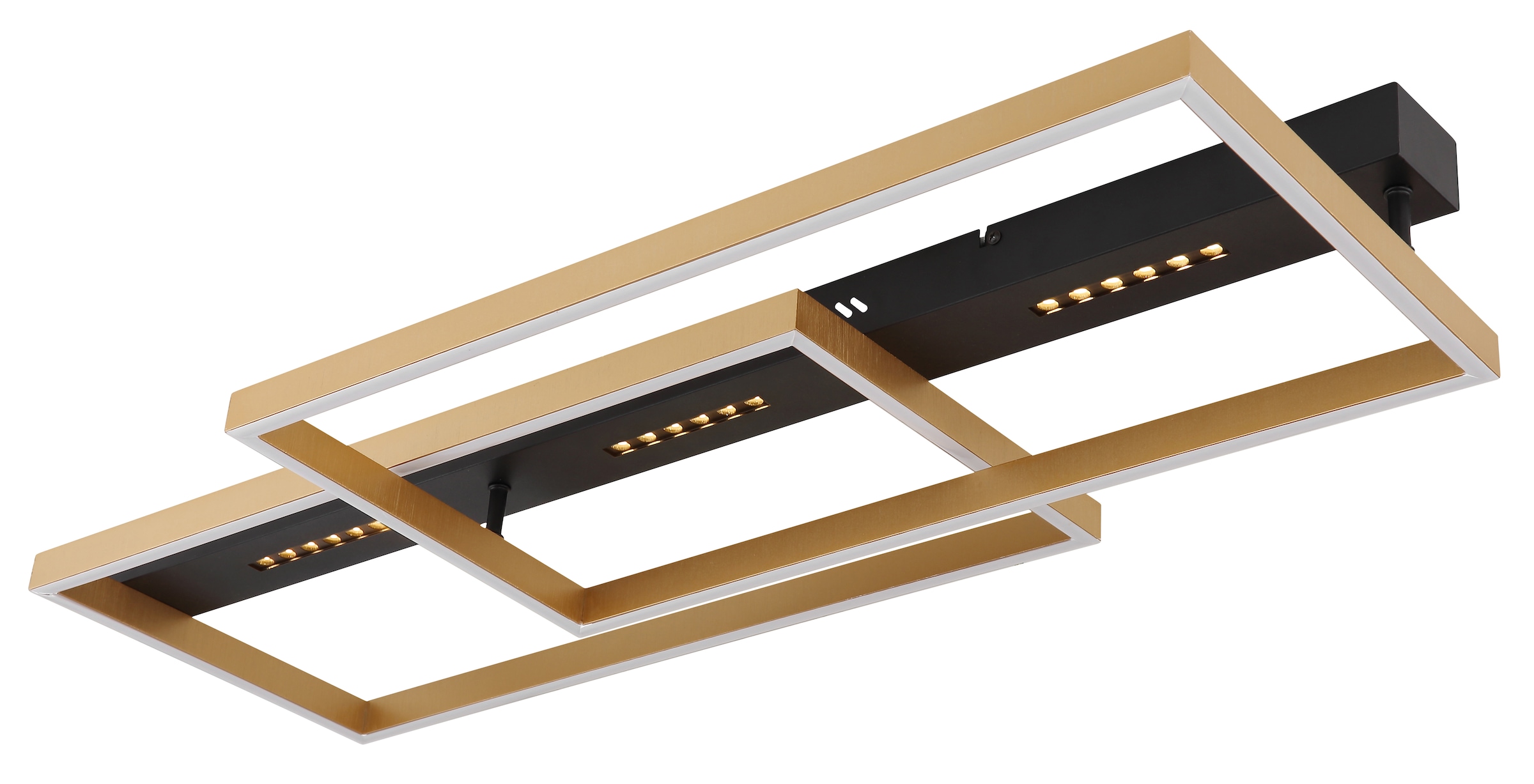GLOBO LIGHTING LED Deckenleuchte »LUFFY«, Leuchtmittel LED-Modul | LED fest integriert, Deckenlampe/LxBxH: 900x398x102mm/Wohnzimmer/Schlafzimmer/modern