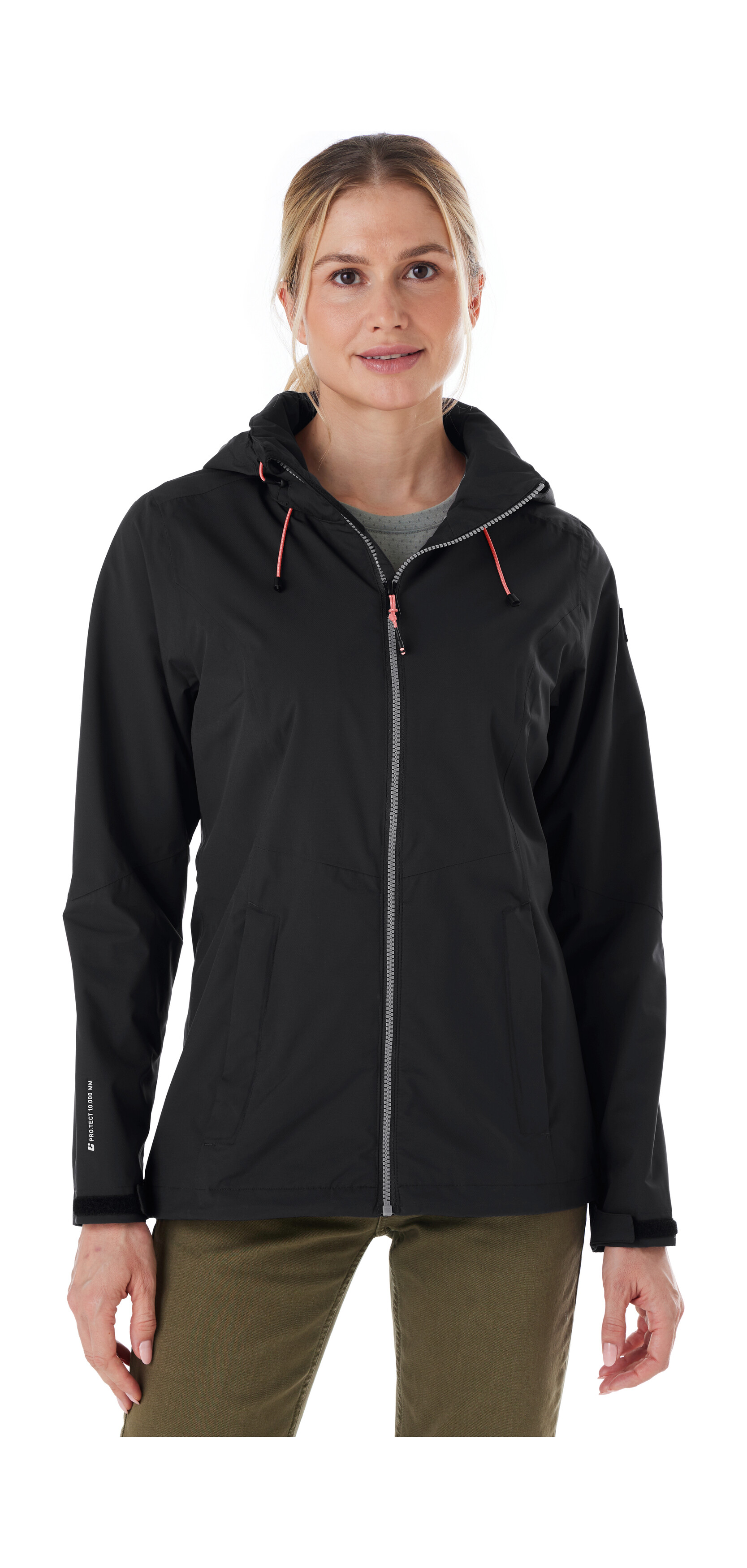 Killtec Outdoorjacke "Damen Regenjacke OOKS 1" Leichte, wasser- und winddichte Jacke, atmungsaktiv, abnehmbare Kapuze