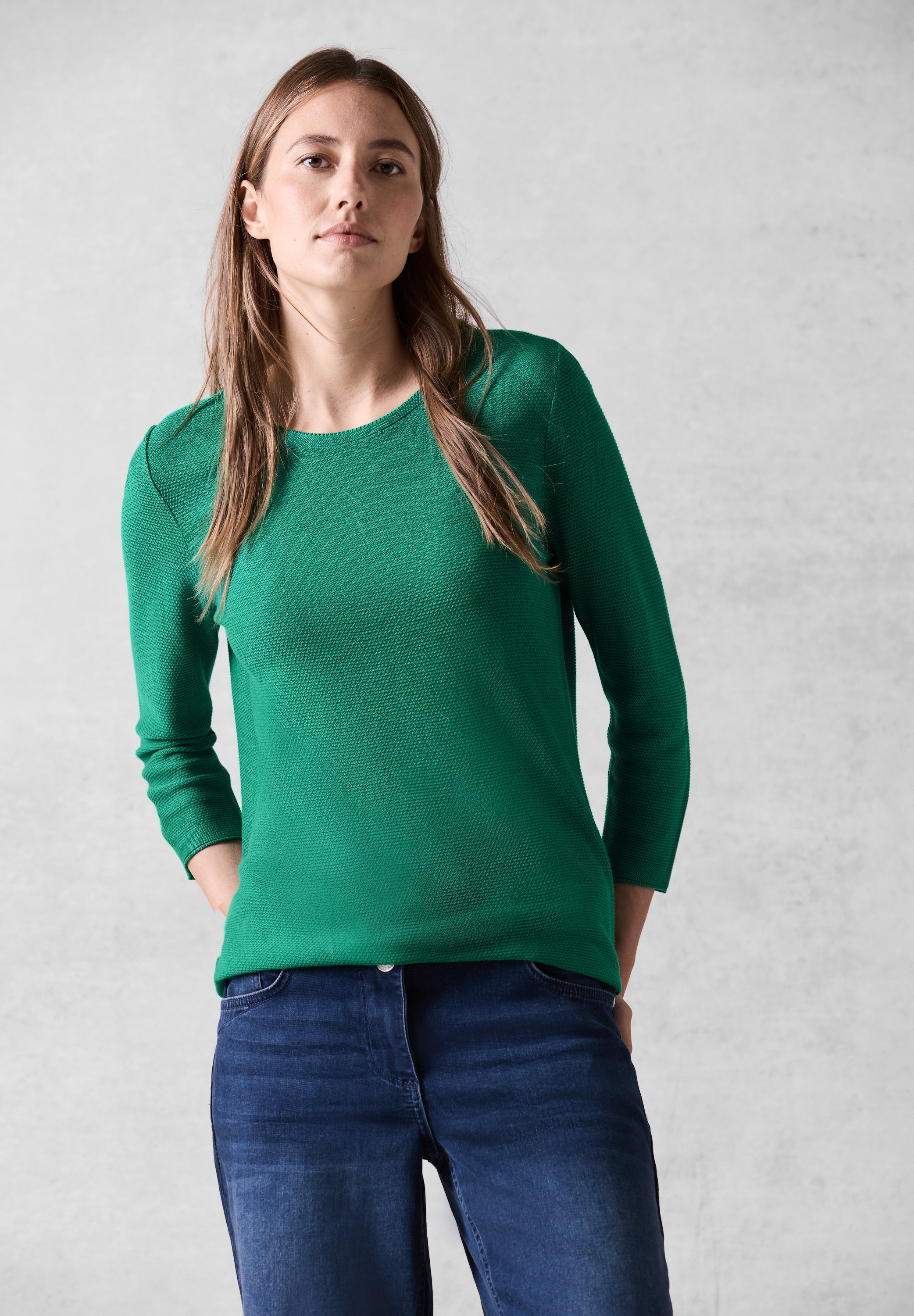 Cecil 3/4 Arm-Pullover, Feinstrick