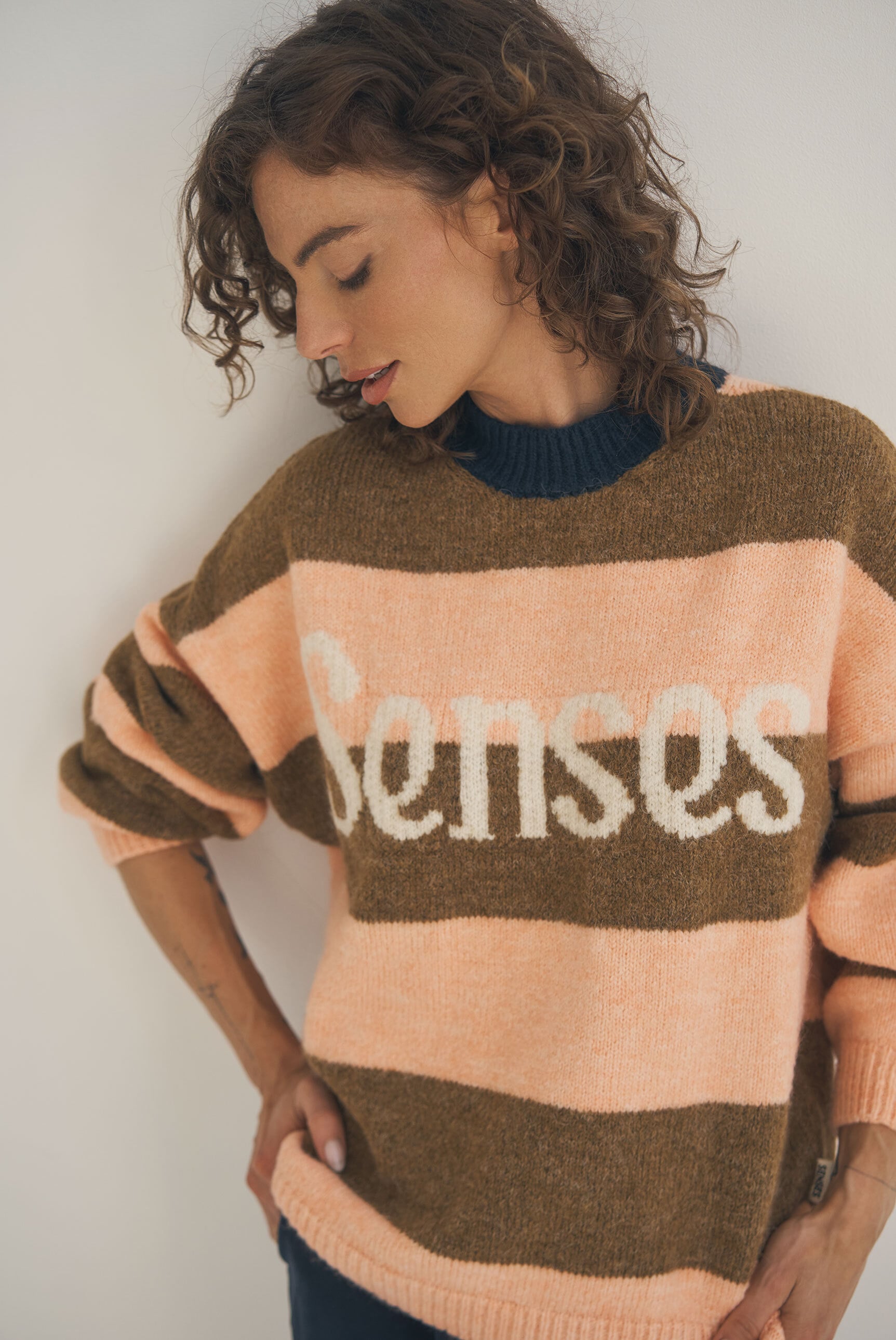 SENSES.THE LABEL Rundhalspullover, mit weicher Haptik günstig online kaufen