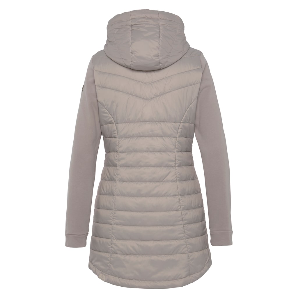 Ragwear Steppjacke »LUCINDA LONG«, mit Kapuze