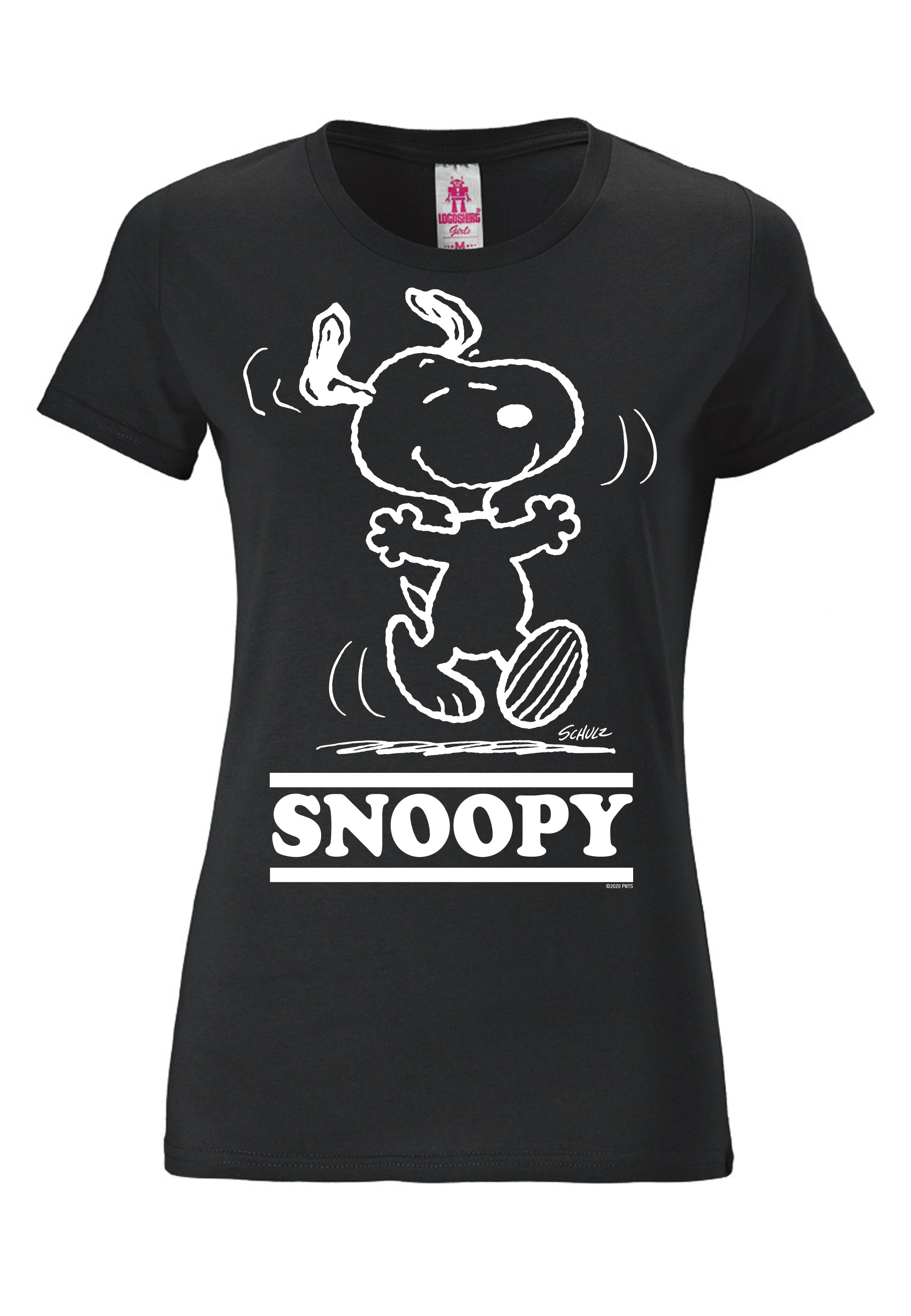 LOGOSHIRT T-Shirt »Snoopy - Happy«, mit lizenziertem Original-Print