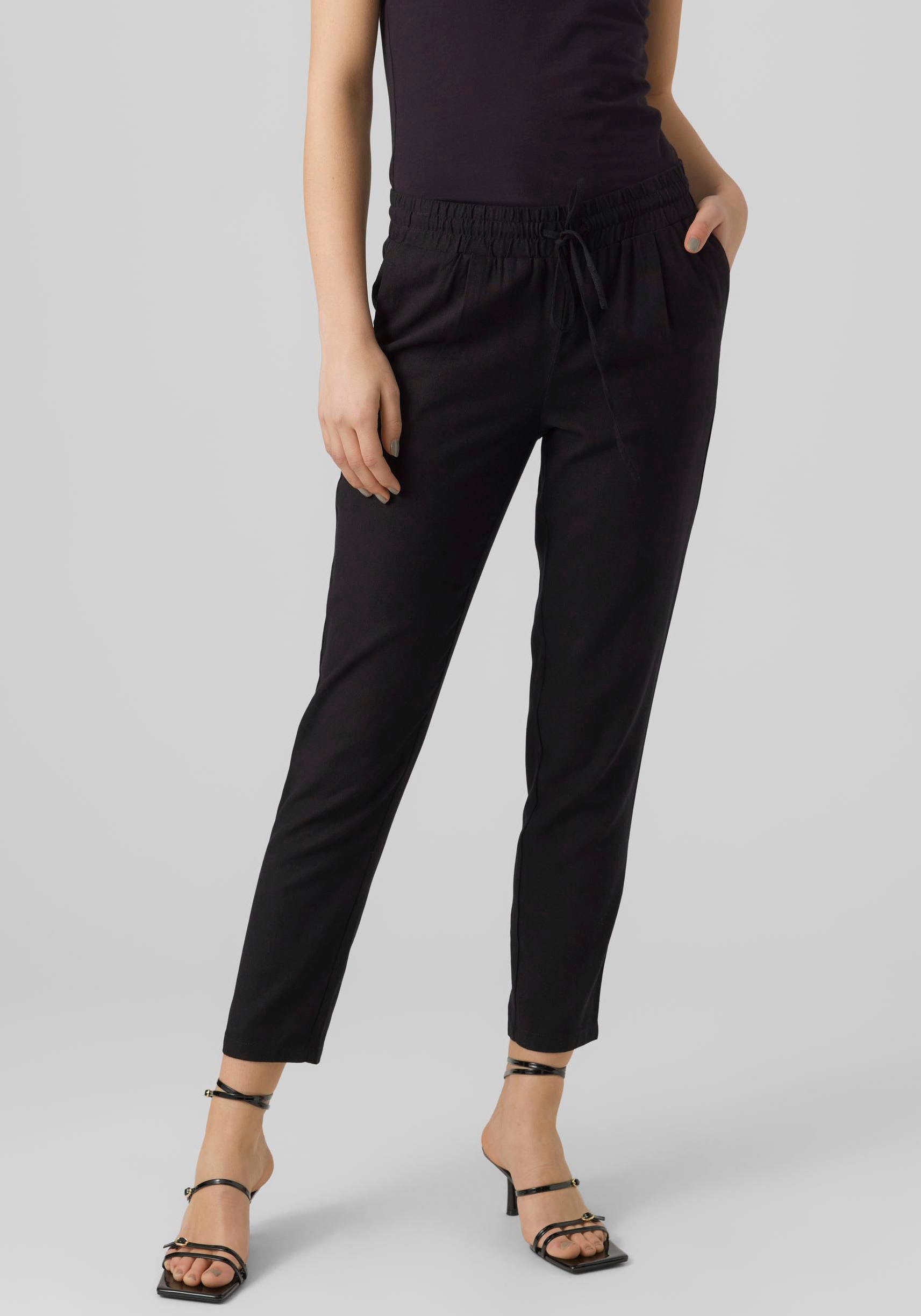 Vero Moda Schlupfhose "VMJESMILO MW ANKLE PANTS WVN NOOS", Sommerhose, mit günstig online kaufen