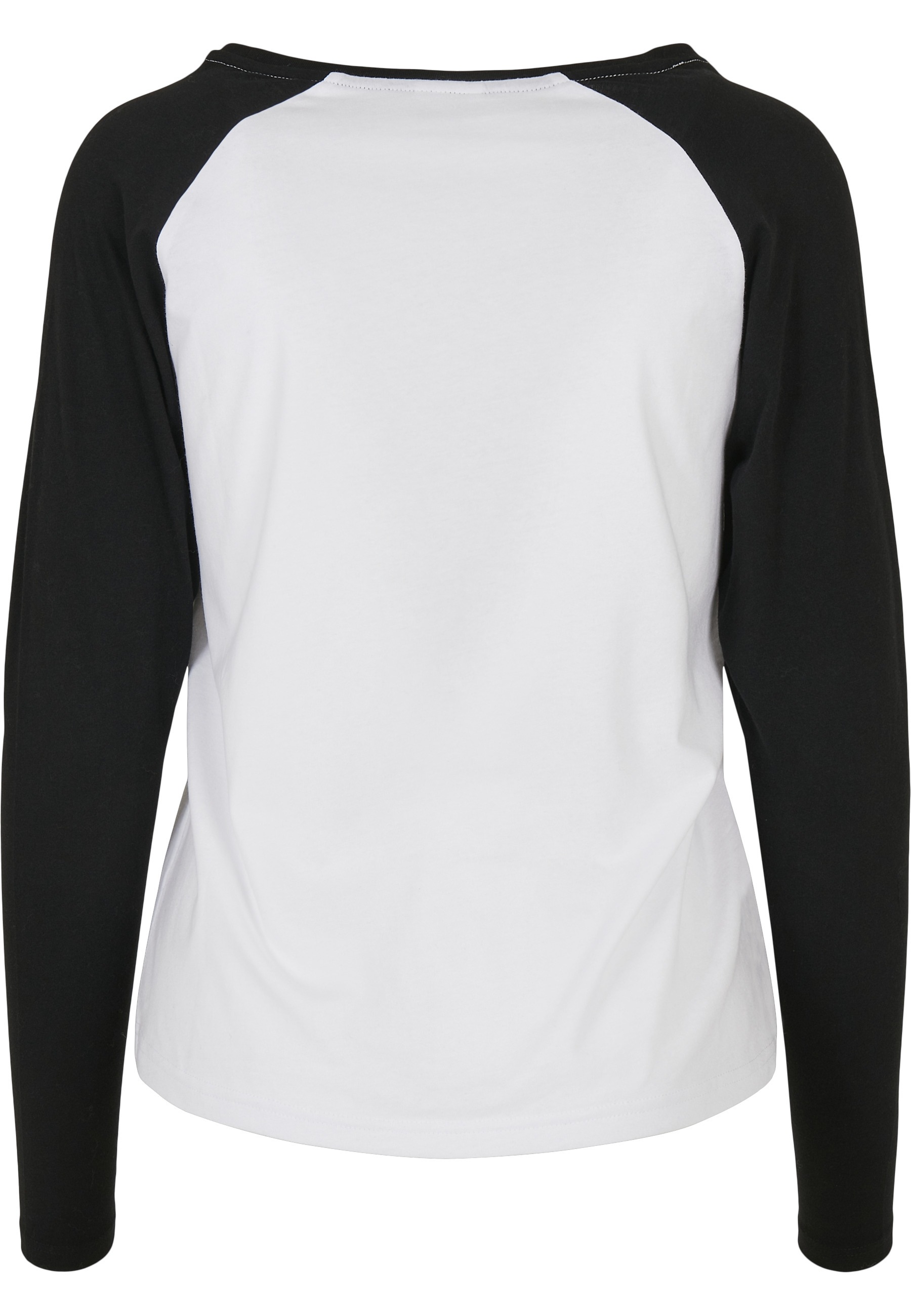 URBAN CLASSICS Langarmshirt "Urban Classics Damen Ladies Contrast Raglan Lo günstig online kaufen