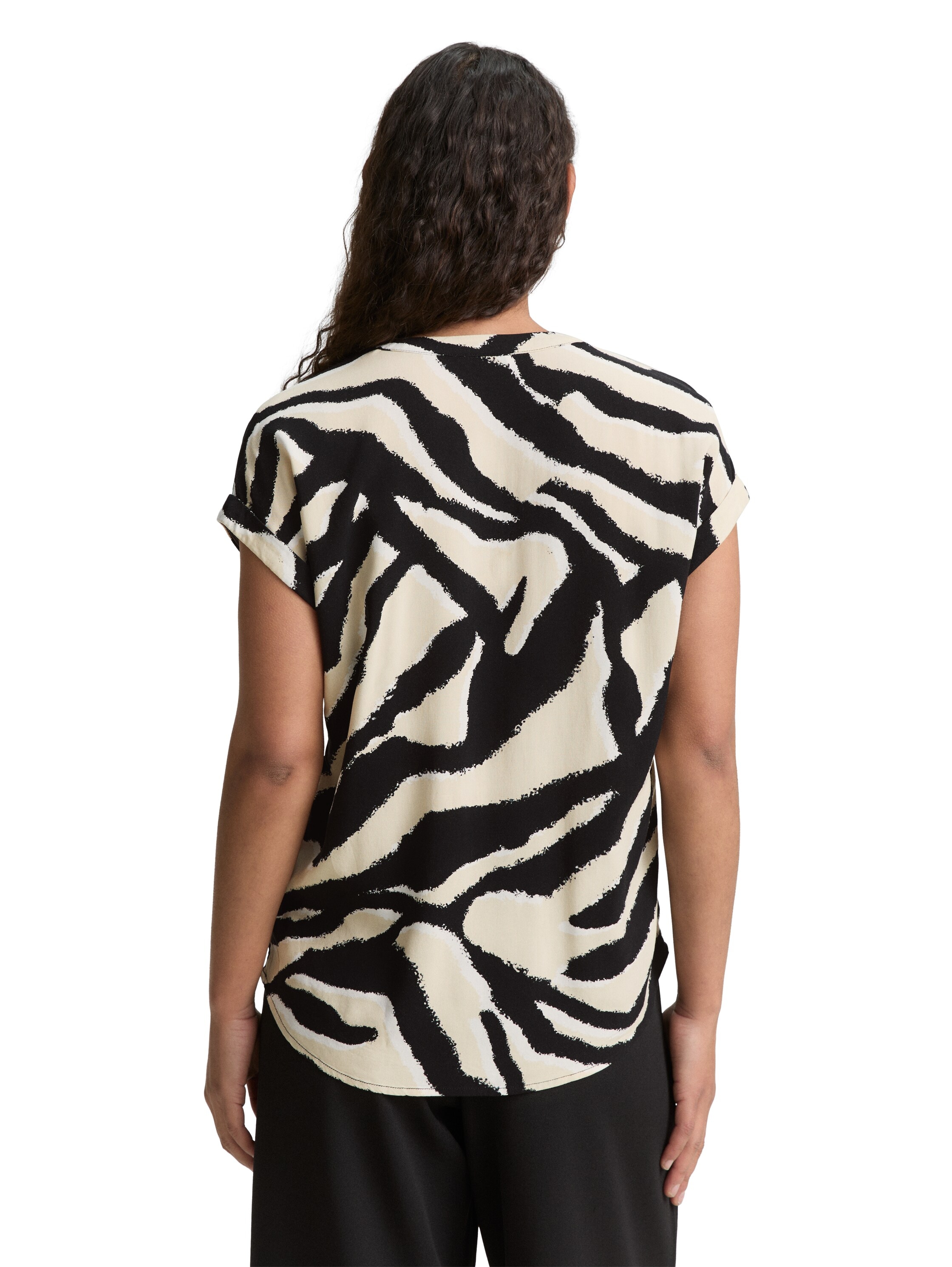 TOM TAILOR Kurzarmbluse, im Loose Fit
