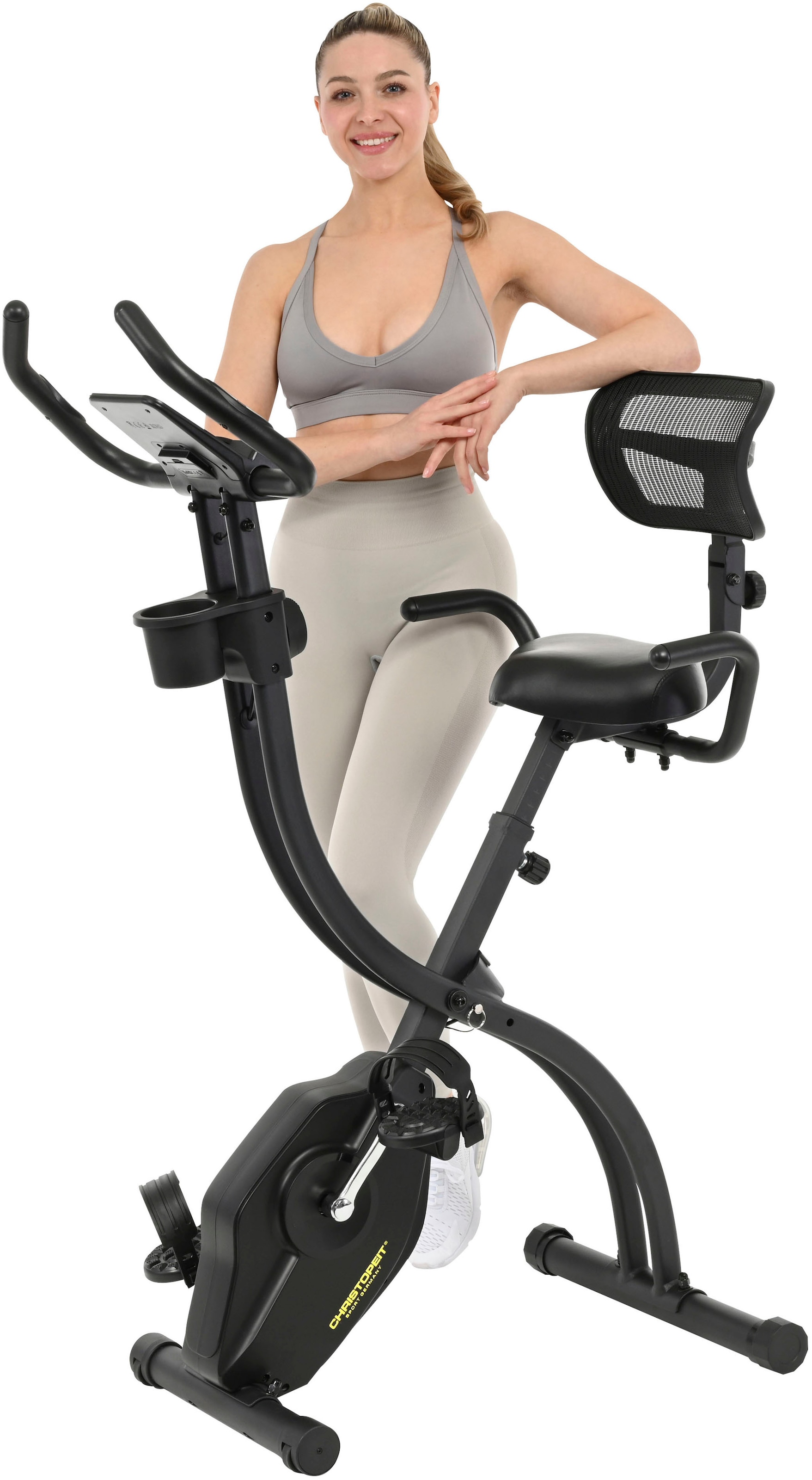 Christopeit Sport® Heimtrainer »S-Bike Velo Fit« 120 kg max. Benutzergewicht, Fahrrad, 14 Widerstandsstufen