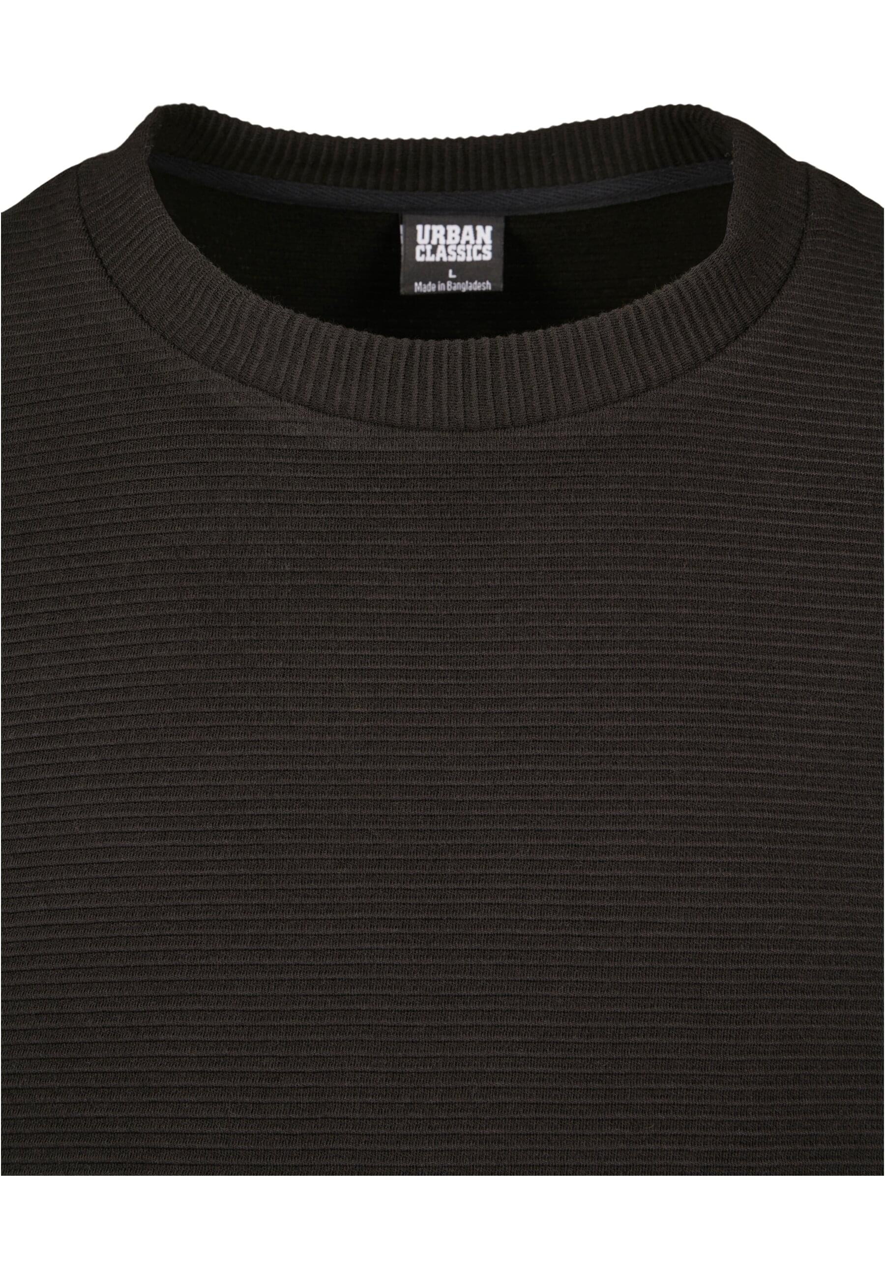 URBAN CLASSICS Rundhalspullover »Urban Classics Herren Cut On Sleeve Naps Interlock Crew«, (1 tlg.)