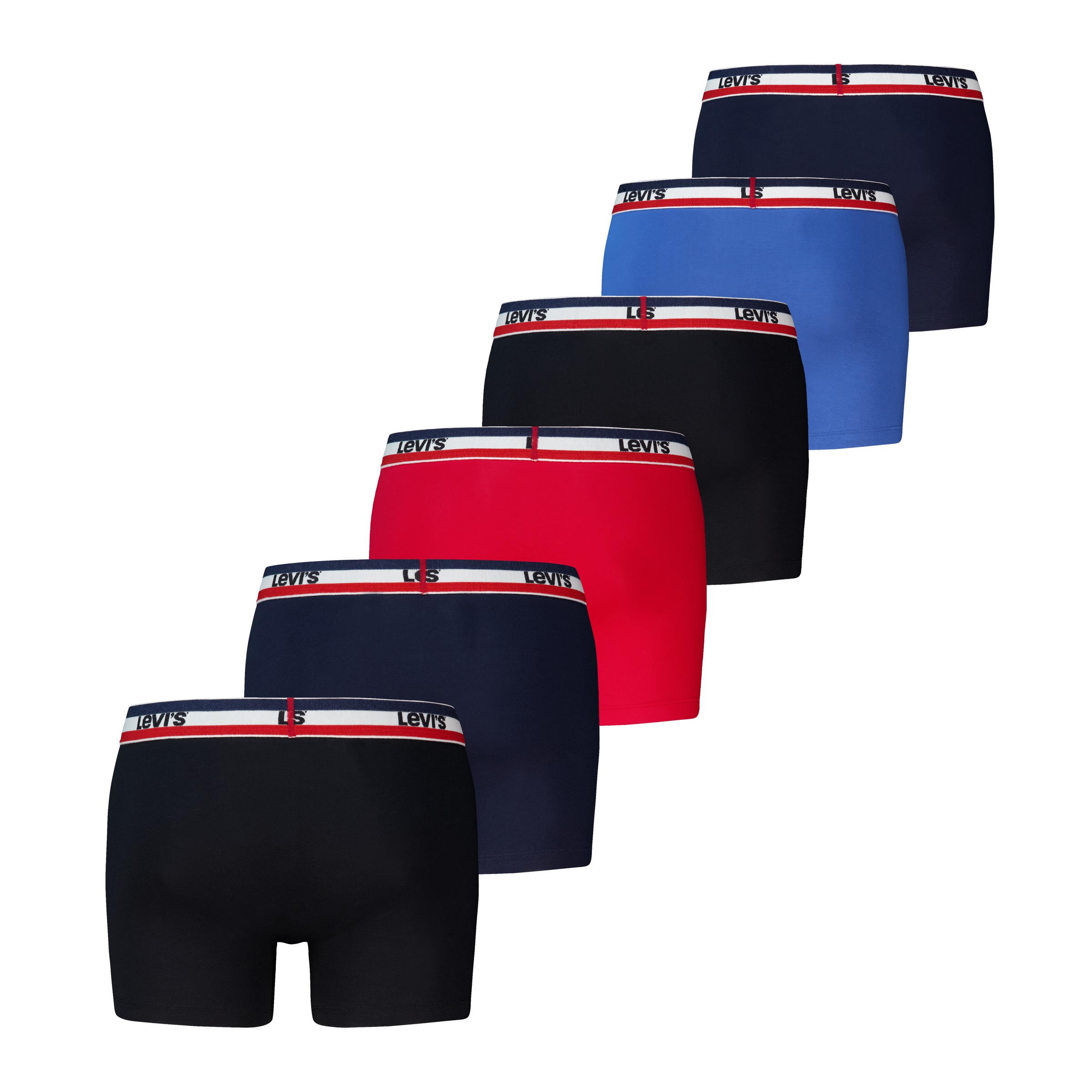 Levis Boxershorts "LEVIS MEN REPEAT SPW LOGO BOXER BRIEF 6P" 6er Pack günstig online kaufen