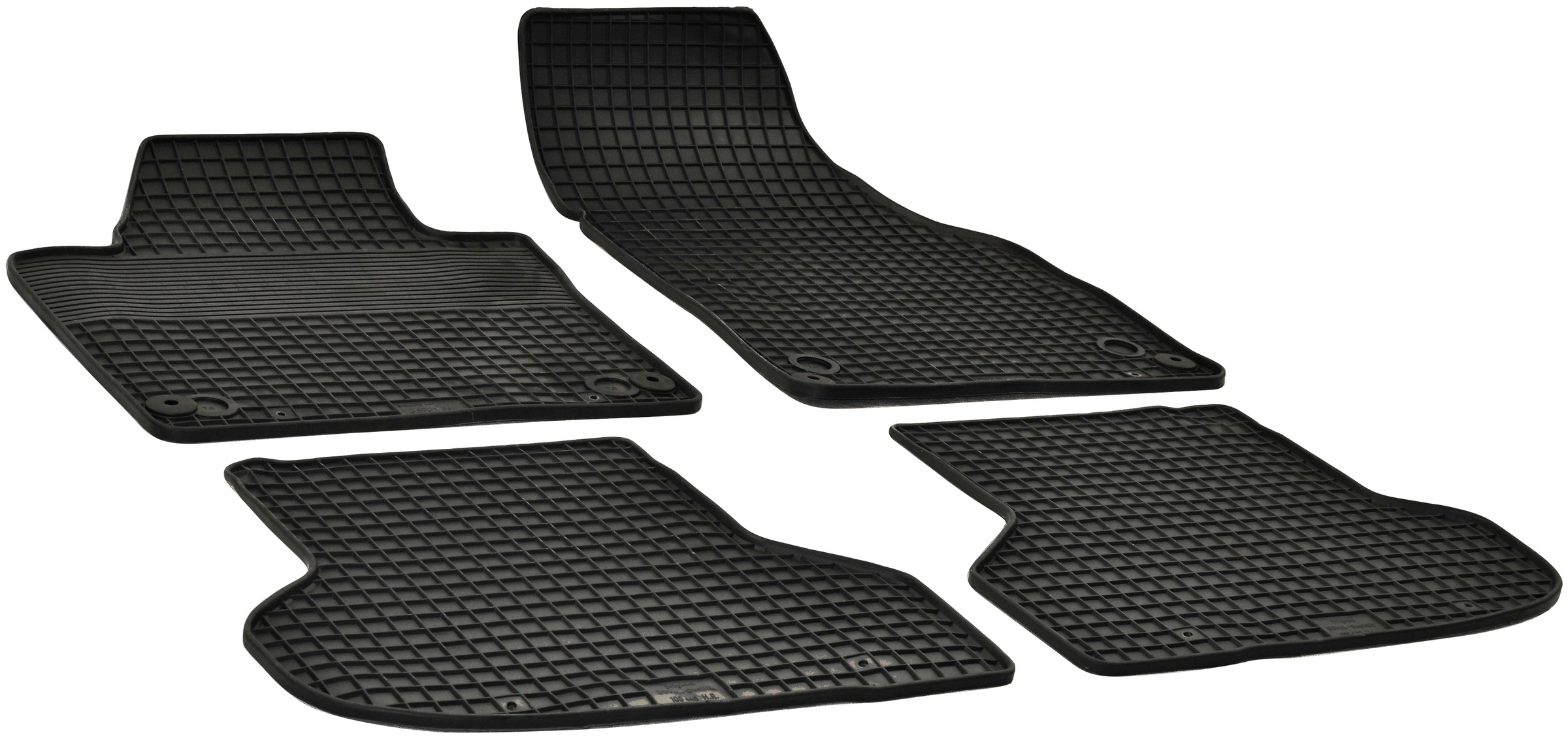 WALSER Passform-Fußmatten, Audi, A3, 05/2003-12/2015 (4 St., 2 Raten für auf BAUR Rückmatten), Cabrio-Schrägheck, Vordermatten, A3 Audi 2 