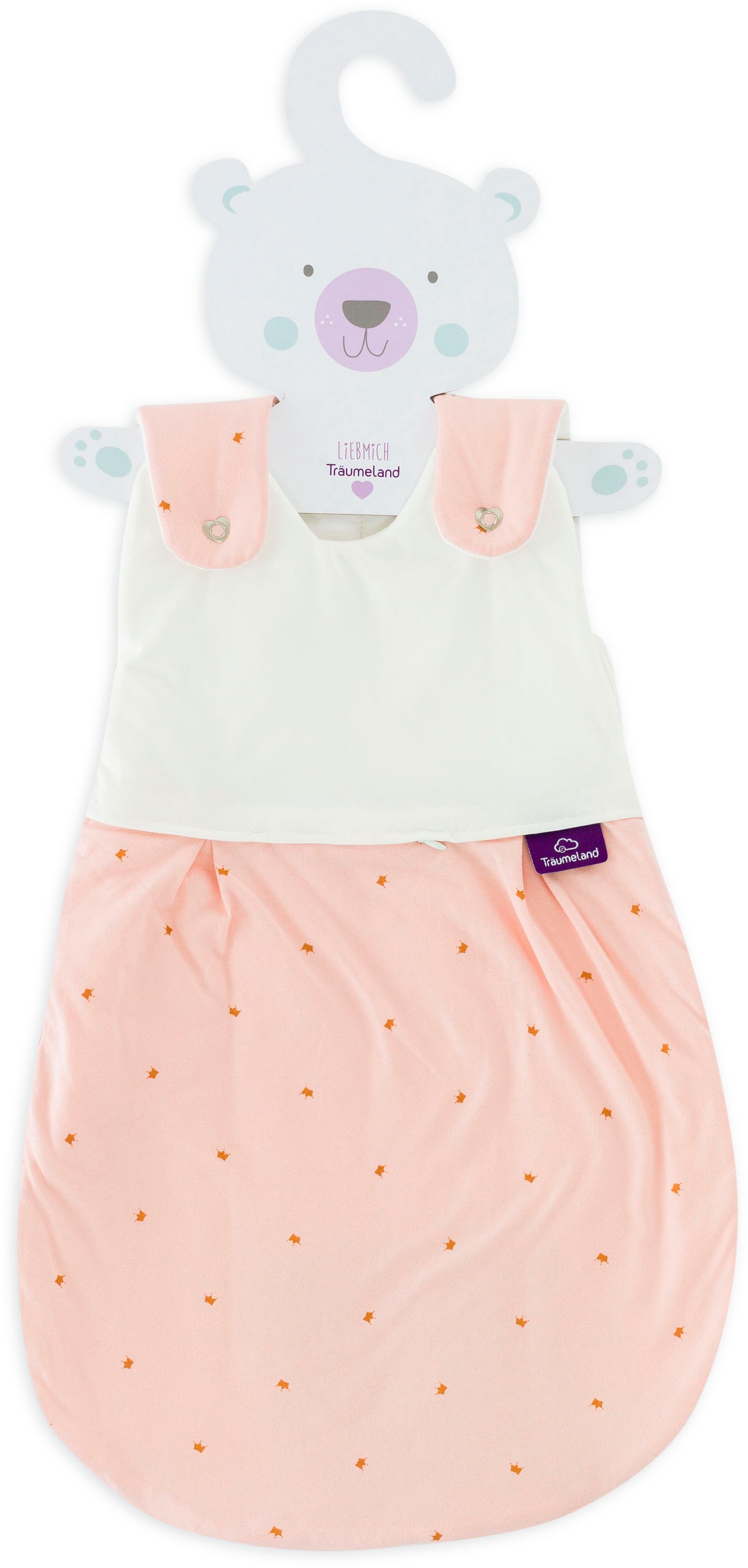 Träumeland Babyschlafsack "Außenschlafsack LIEBMICH, Design Märchengold" günstig online kaufen