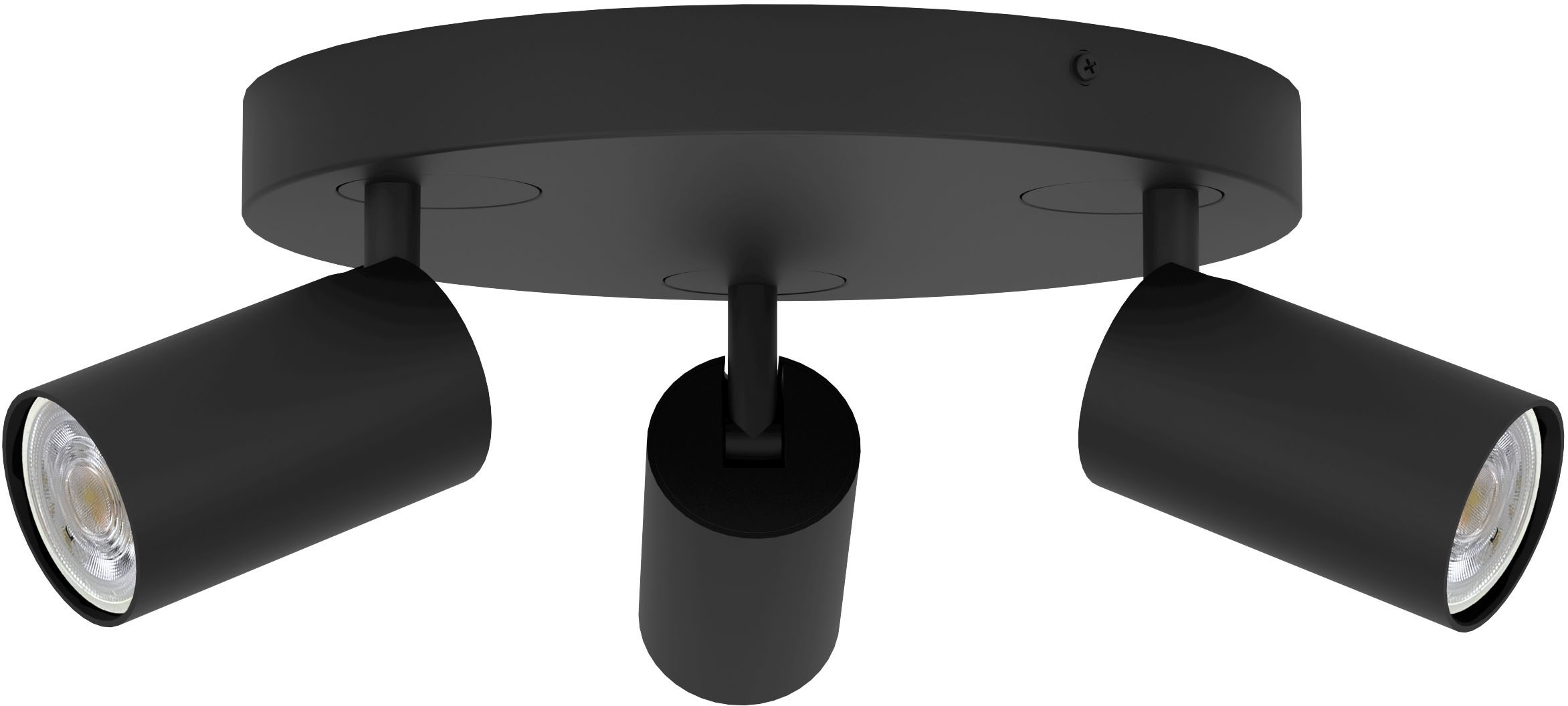 "EGLO Deckenspot ""TELIMBELA-Z"", schwarz, Ø 5,5cm H: 9,7cm, 1 Stk., Leuchten, Deckenspot aus Stahl - inkl. GU10 - 4,9W, Deckenspot"