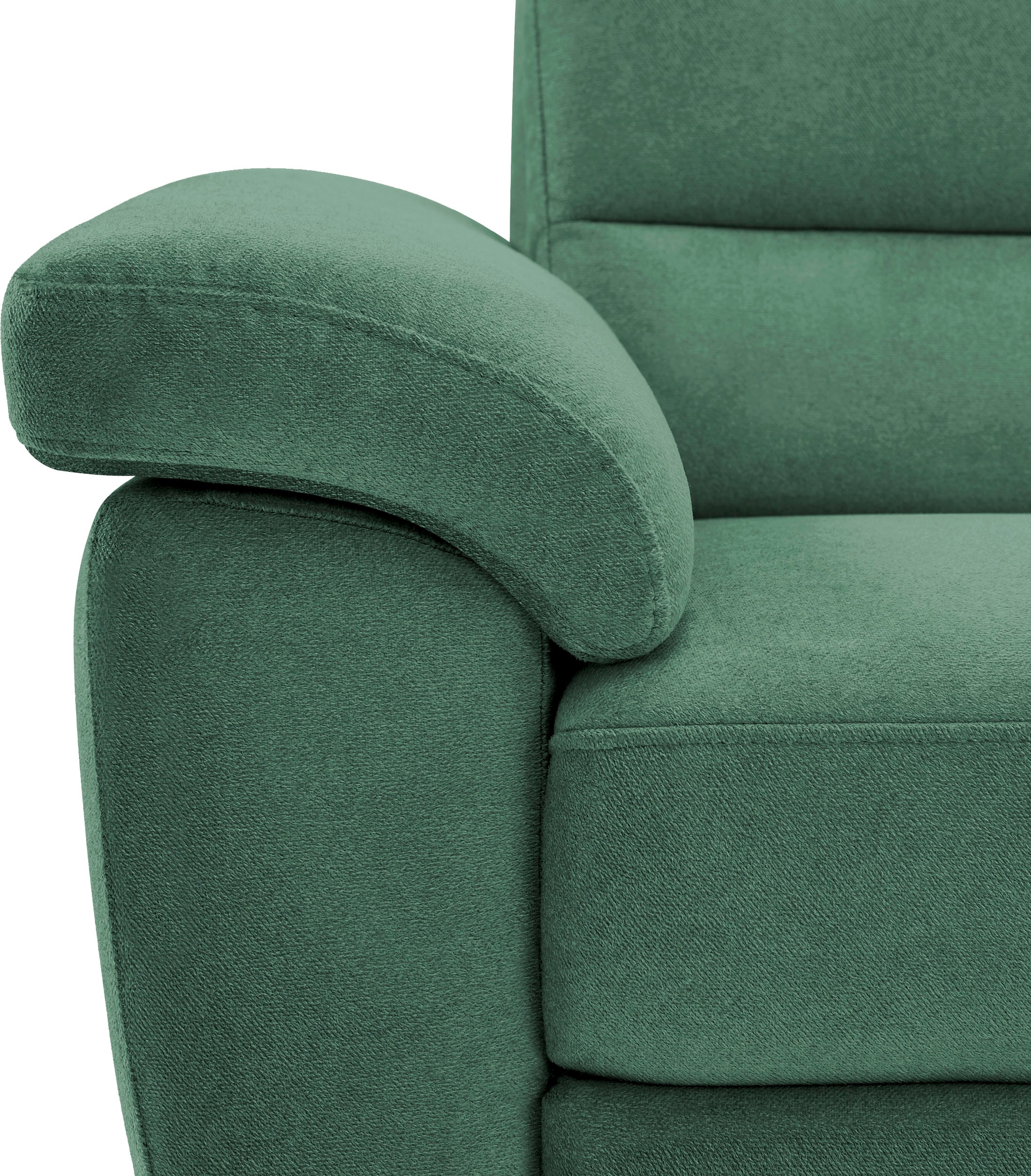 CALIZZA INTERIORS Ecksofa »Onyx L-Form«, Ottomane links oder rechts, wahlweise mit Bettfunktion, Breite 257 cm