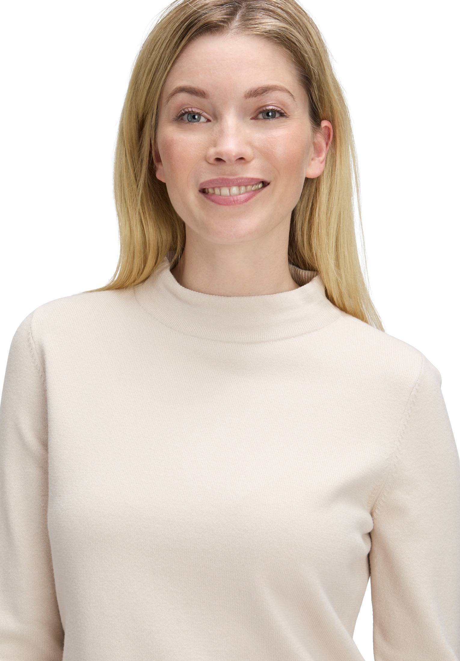 Betty Barclay Strickpullover »Betty Barclay Damen Basic-Strickpullover mit Stehkragen«, (1 tlg.)