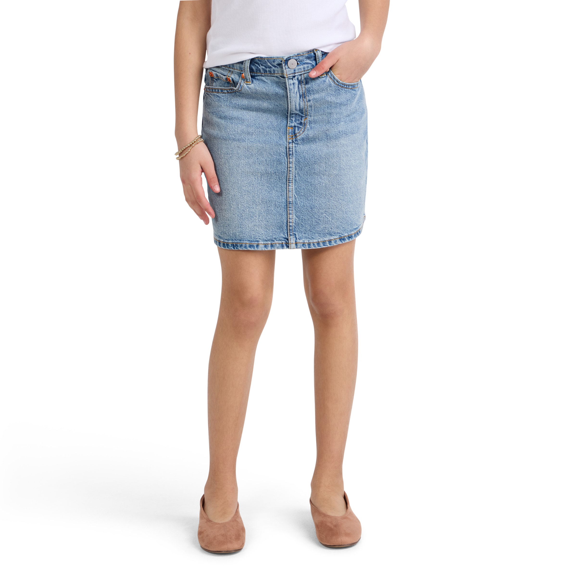 Levis Kids Jeansrock "LVG ICON SKIRT" mit einstellbarer Weite, for Girls