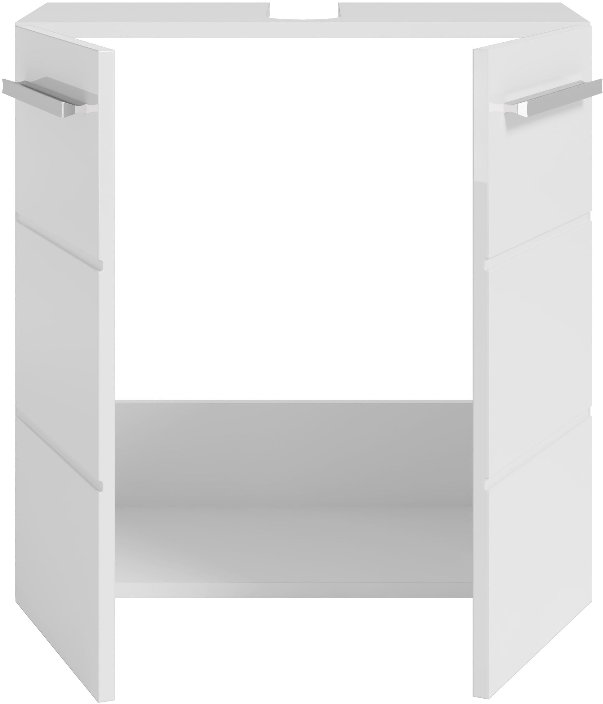 BASIC by Balculina Waschbeckenunterschrank »Mandi« 1 Stk. tlg. Breite 60cm, hochglanz Front