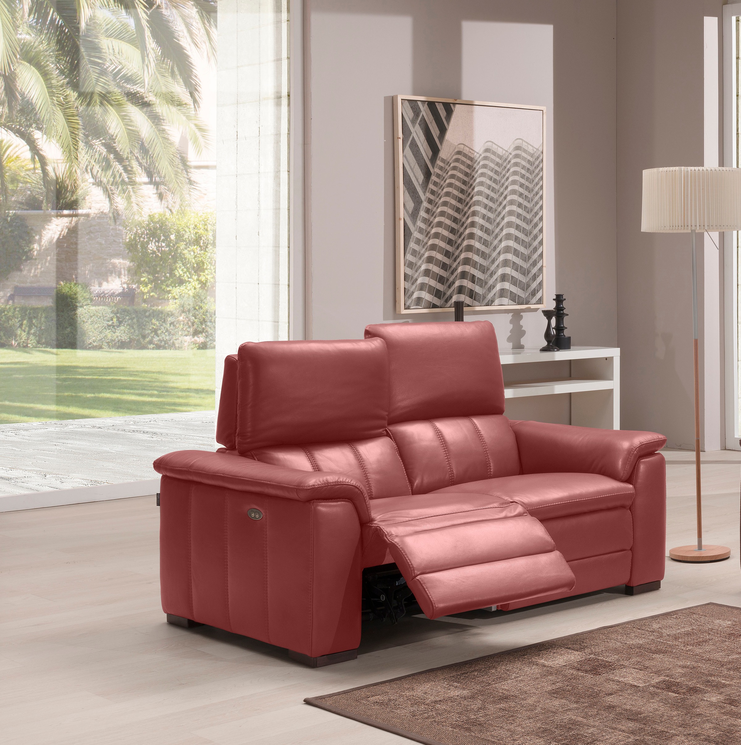 Egoitaliano 2-Sitzer »Capucine«, wahlweise mit elektrisch oder manuell verstellbarer Relaxfunktion