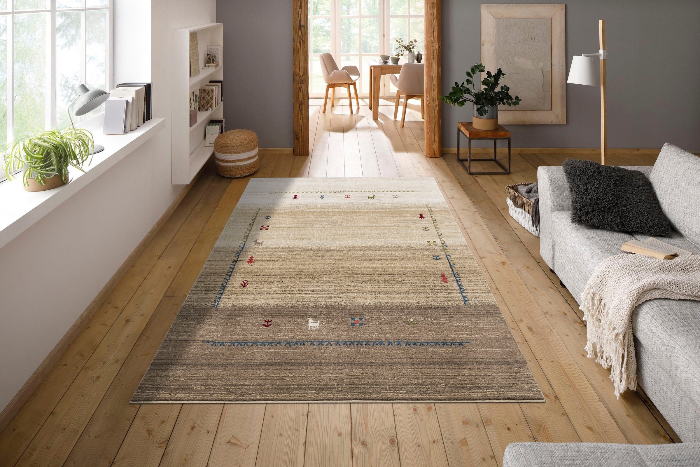 Timbers Teppich »Arkansas«, rechteckig, Farbverlauf, Orient-Optik,  Wohnzimmer, Schlafzimmer, Esszimmer auf Rechnung | BAUR