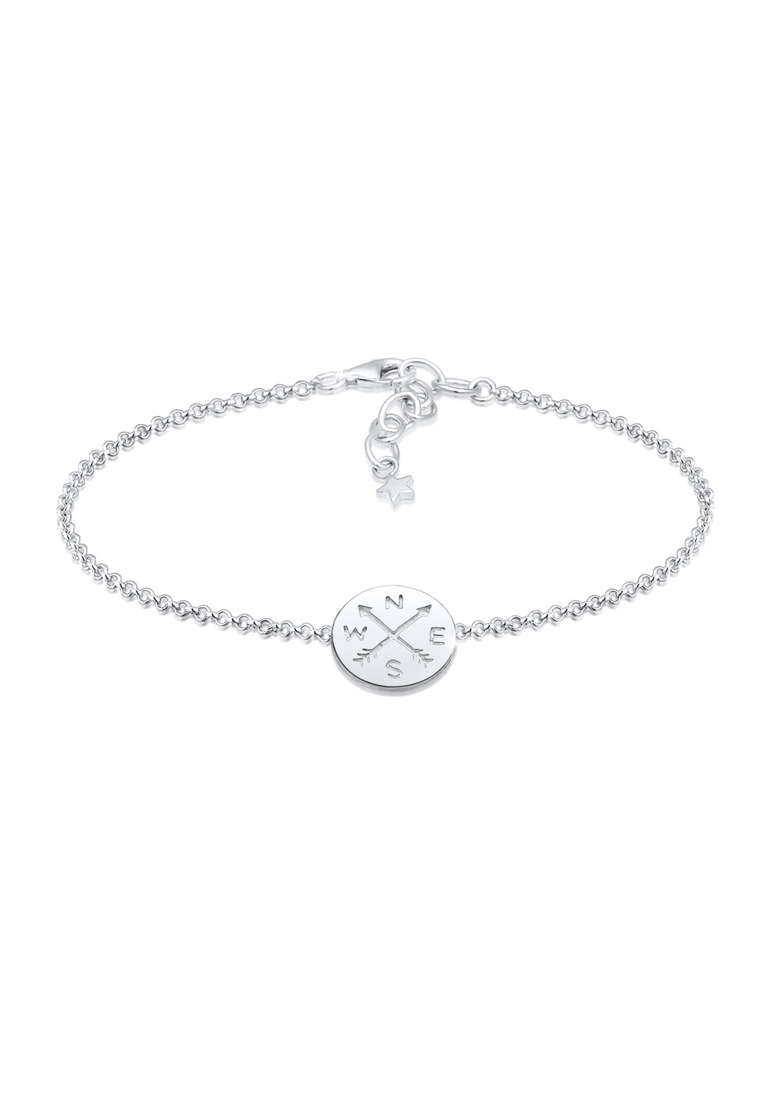 Bracciale Donna Elli Premium In Argento 925 Sterling Rodinato - Design Statement Elegante Fatto A Mano