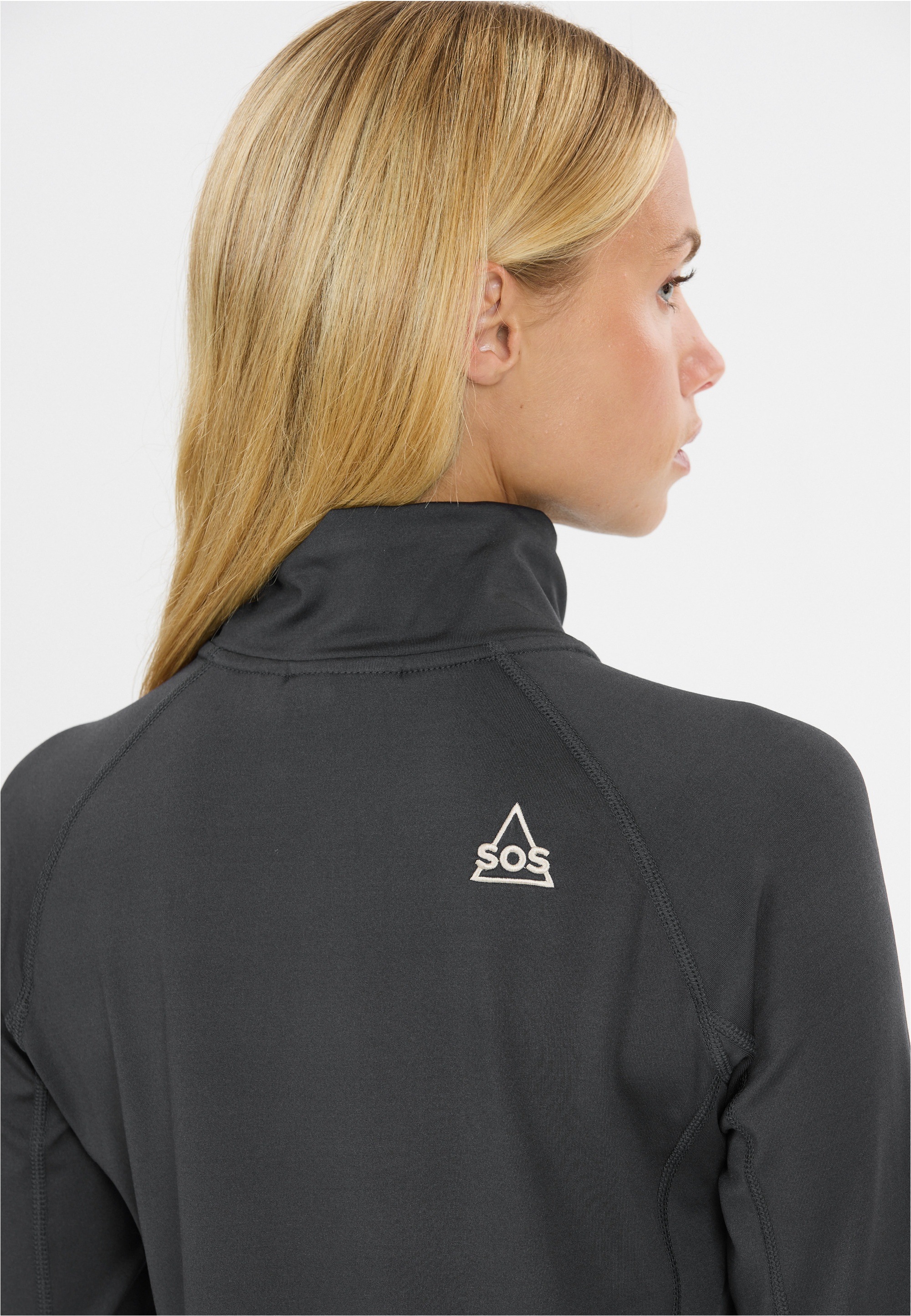 SOS Fleeceshirt »Jasna« mit praktischem Half-Zip