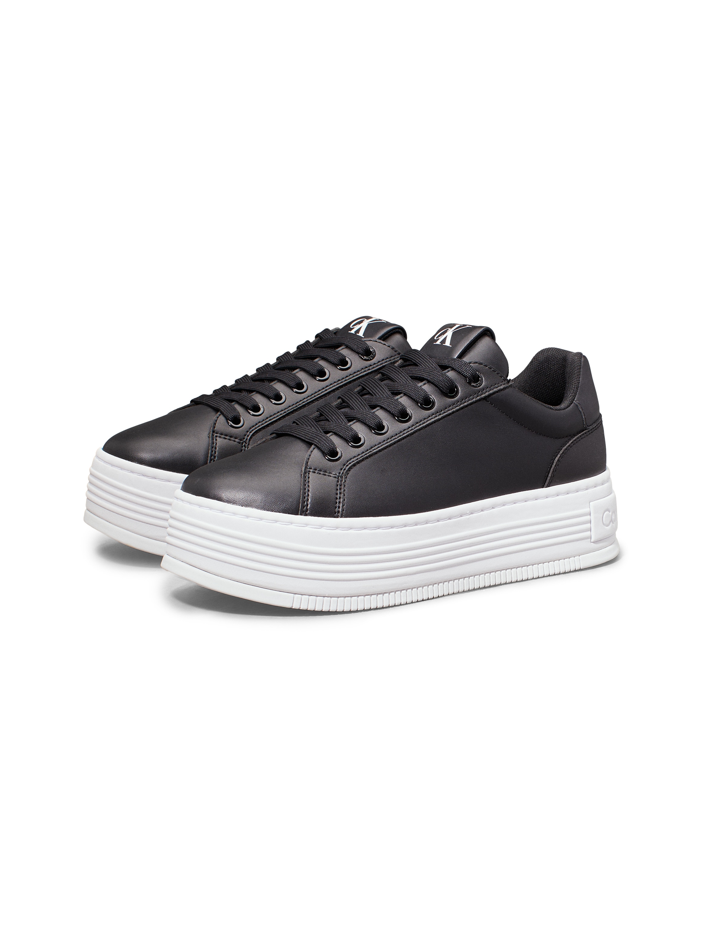 Calvin Klein Jeans Plateausneaker "BOLD PLATF LOW OH MG LTH", Halbschuh, Sc günstig online kaufen