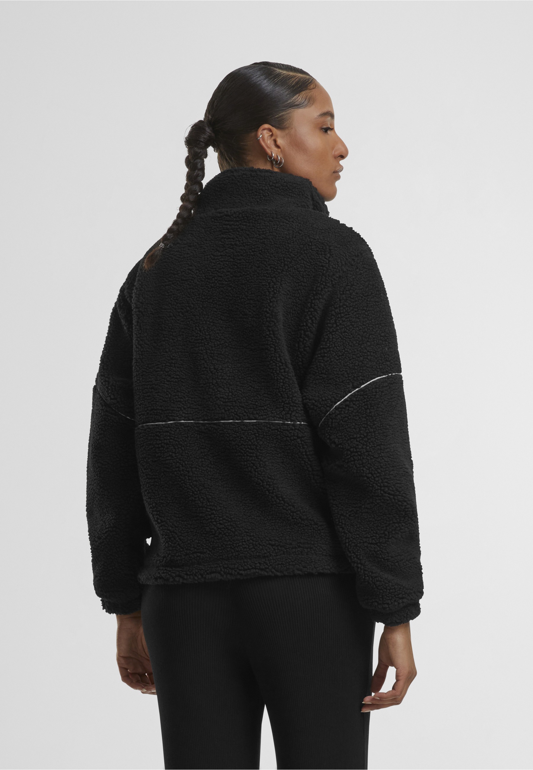 Karl Kani Trainingsjacke »Karl Kani Karl Kani Sport Patch Teddy Block Trackjacket« 1 Stk. tlg. ohne Kapuze