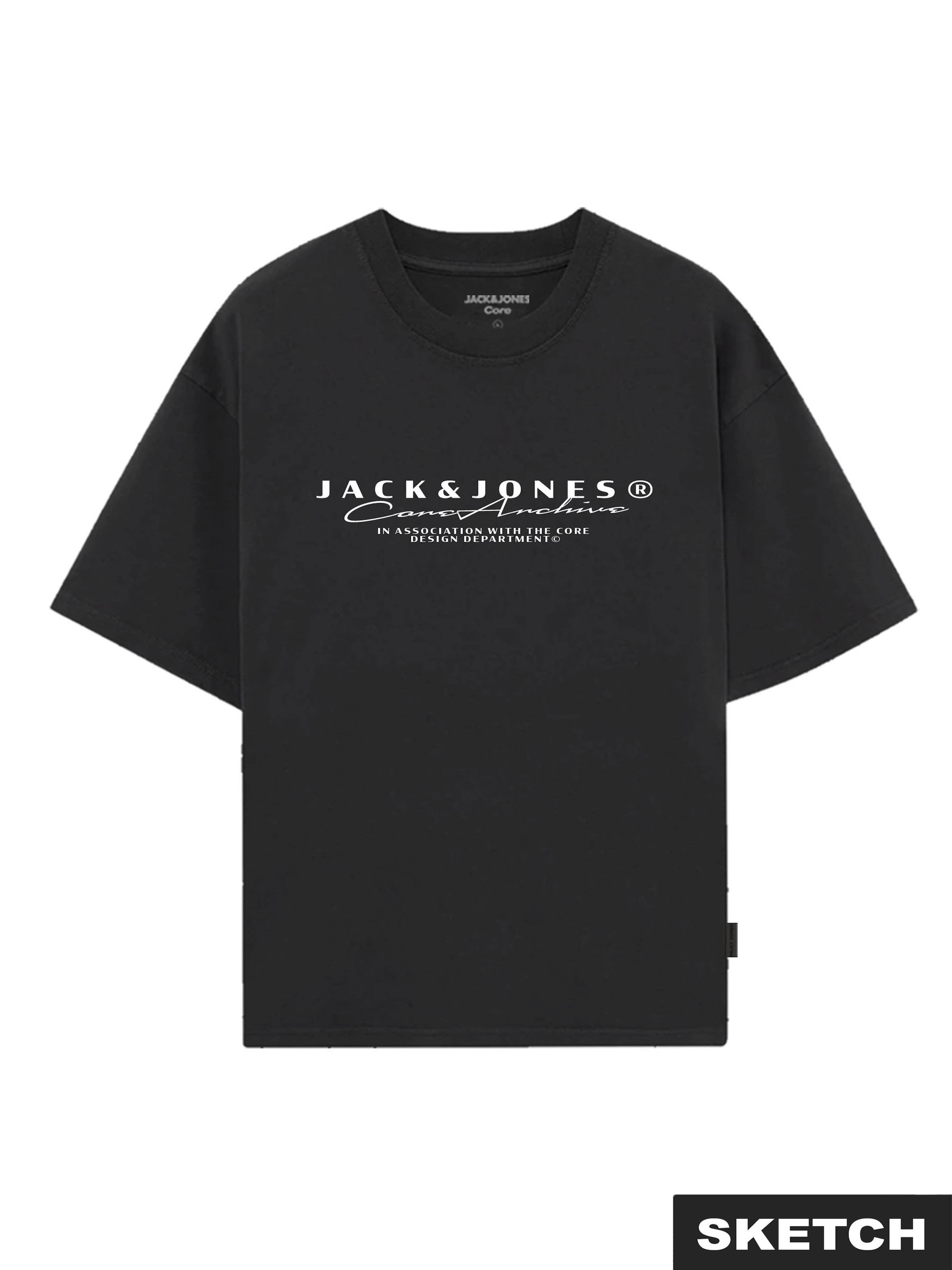 Jack & Jones T-Shirt "JCOPOINT BRANDING TEE SS CREW NECK FST" günstig online kaufen