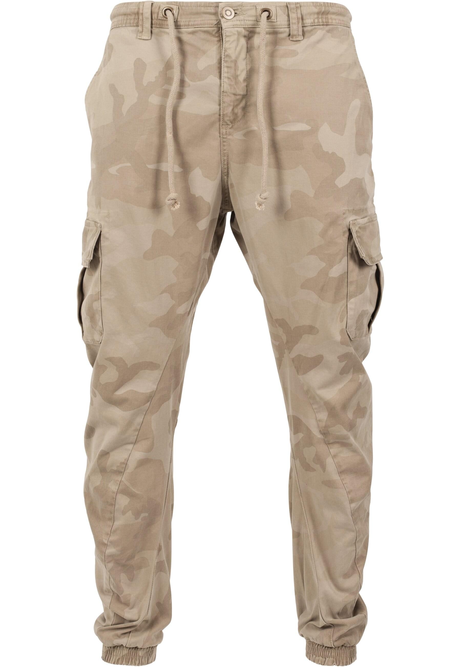 Cargohose »Urban Classics Herren Camo Cargo Jogging Pants«, (1 tlg.)