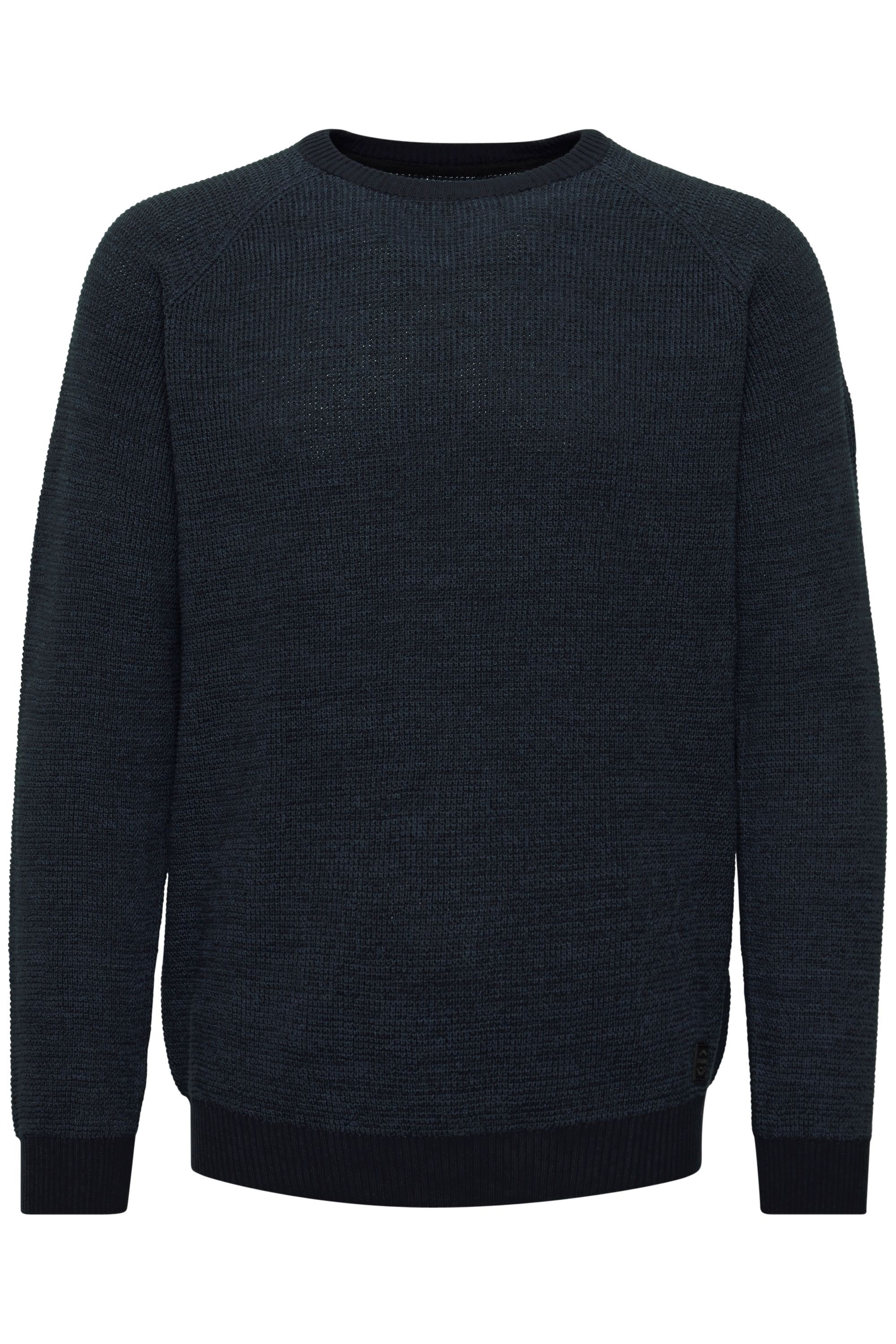Strickpullover BLEND "BHComen", Herren, Gr. XL, marineblaus, Feinstrick, 100% Baumwolle, regular fit normal, Rundhals, eingesetzt, Pullover Strickpullover, Stilvoller Feinstrick-Pullover mit Rundhalsausschnitt