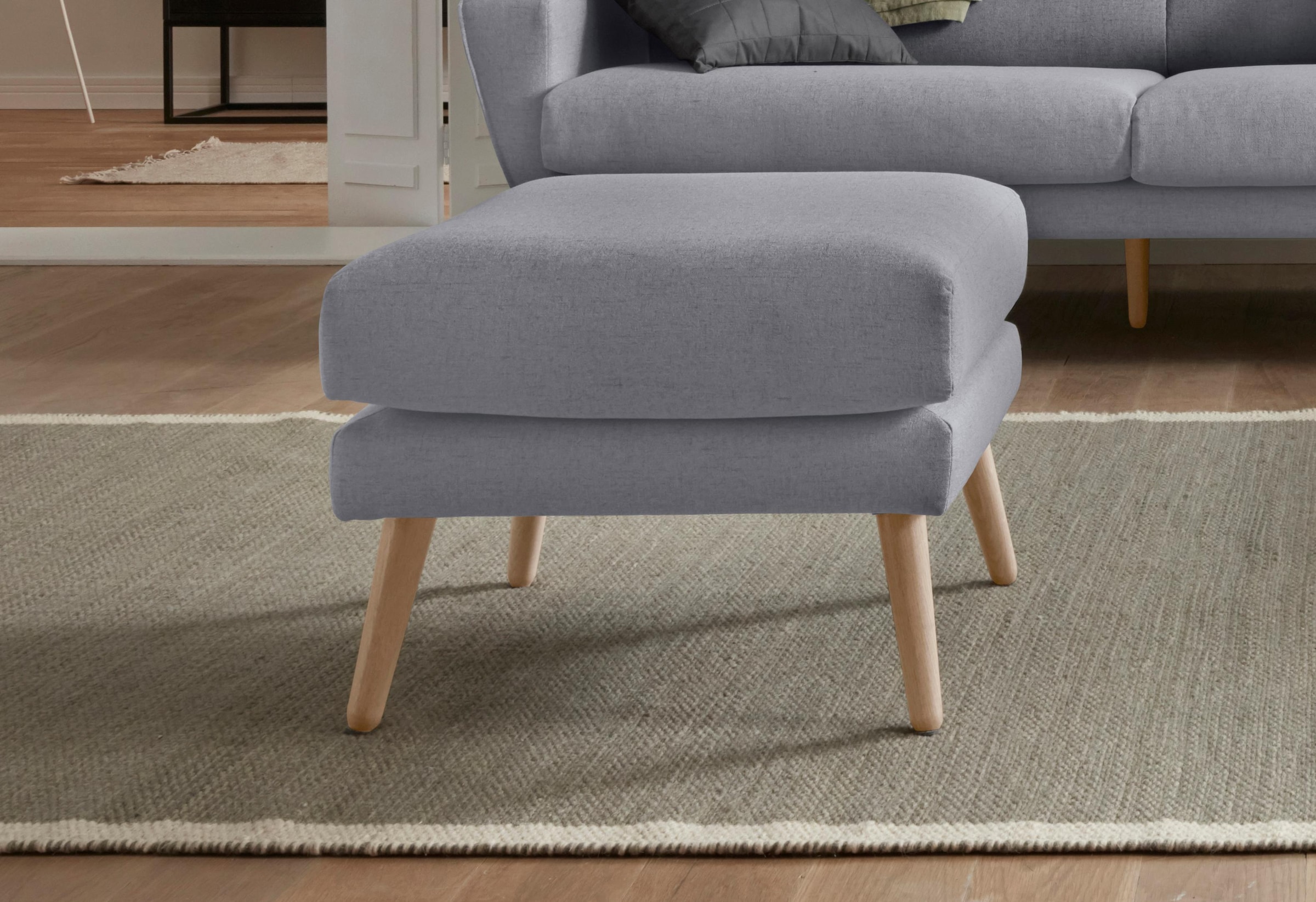 OTTO home Hocker "Bille" mit Eiche-Beinen, Design by Morten Georgsen günstig online kaufen