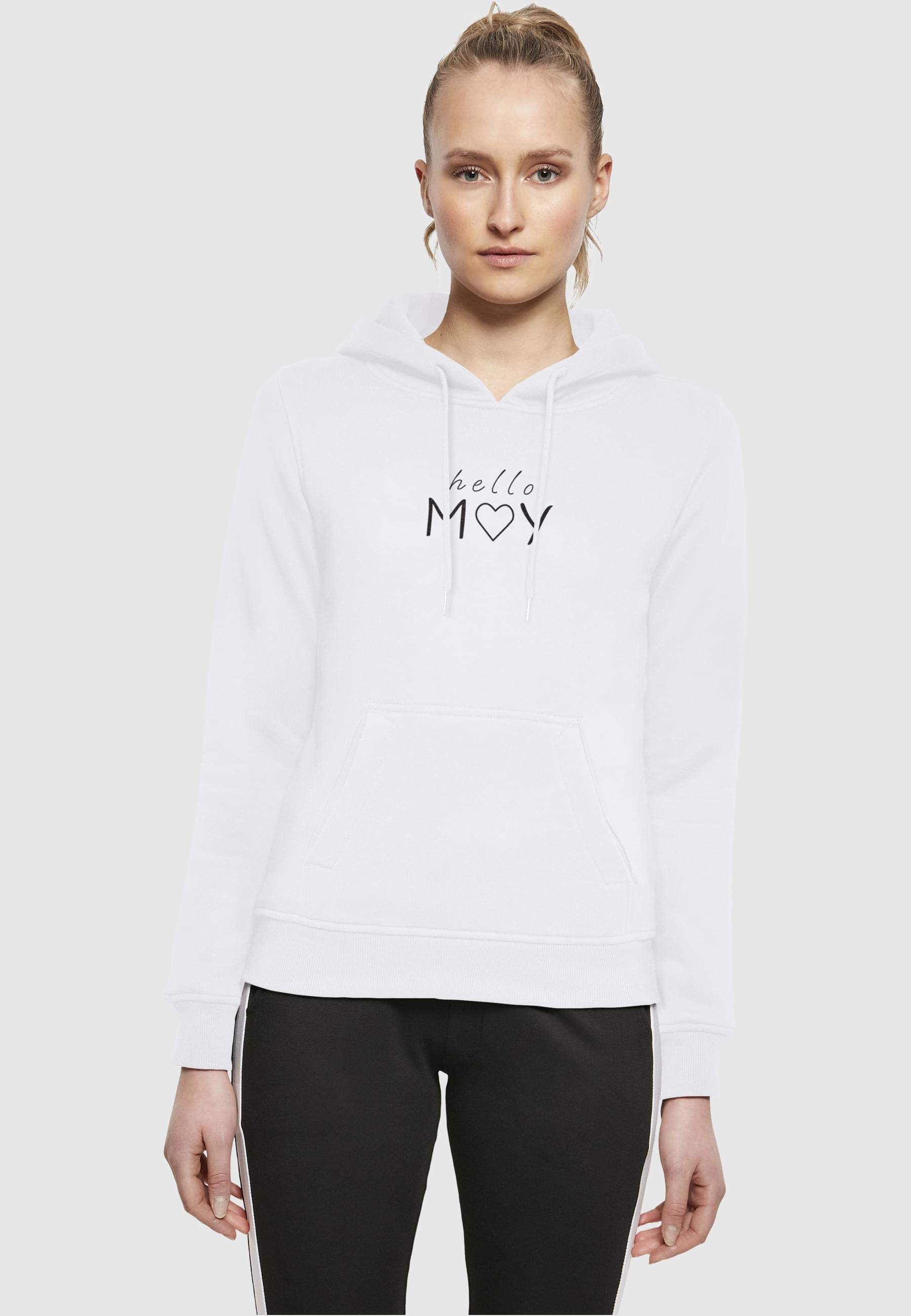 Merchcode Kapuzenpullover »Merchcode Damen Ladies Spring - Hello may Heavy Hoody«, (1 tlg.)