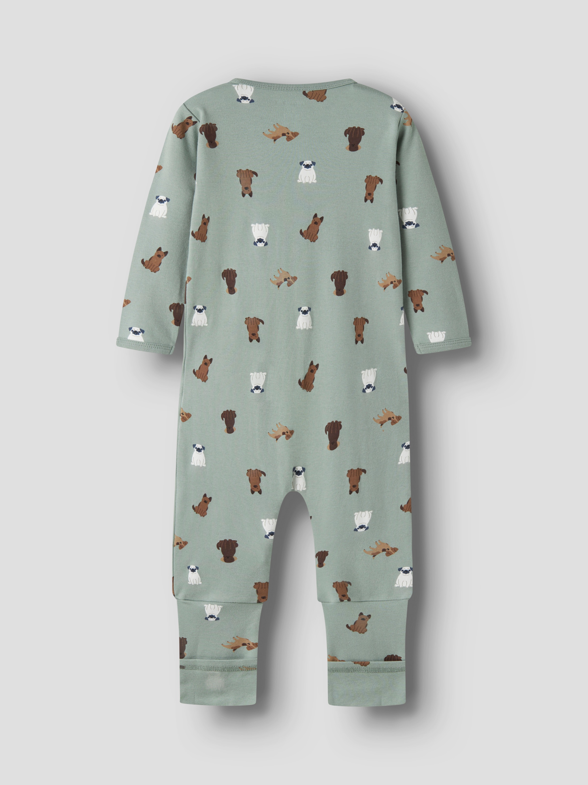 Name It Schlafanzug »NBMNIGHTSUIT ZIP FF DOG NOOS« aus Baumwolle und Jersey, bequeme Passform