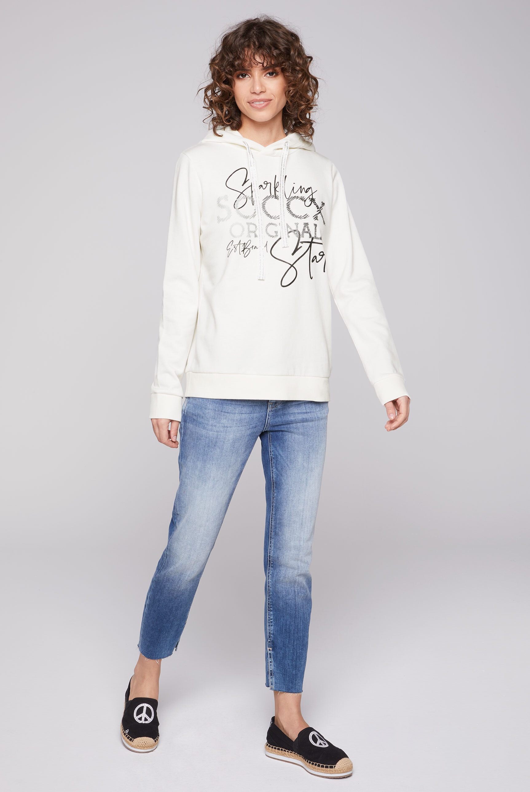 SOCCX Kapuzensweatshirt, mit Baumwolle