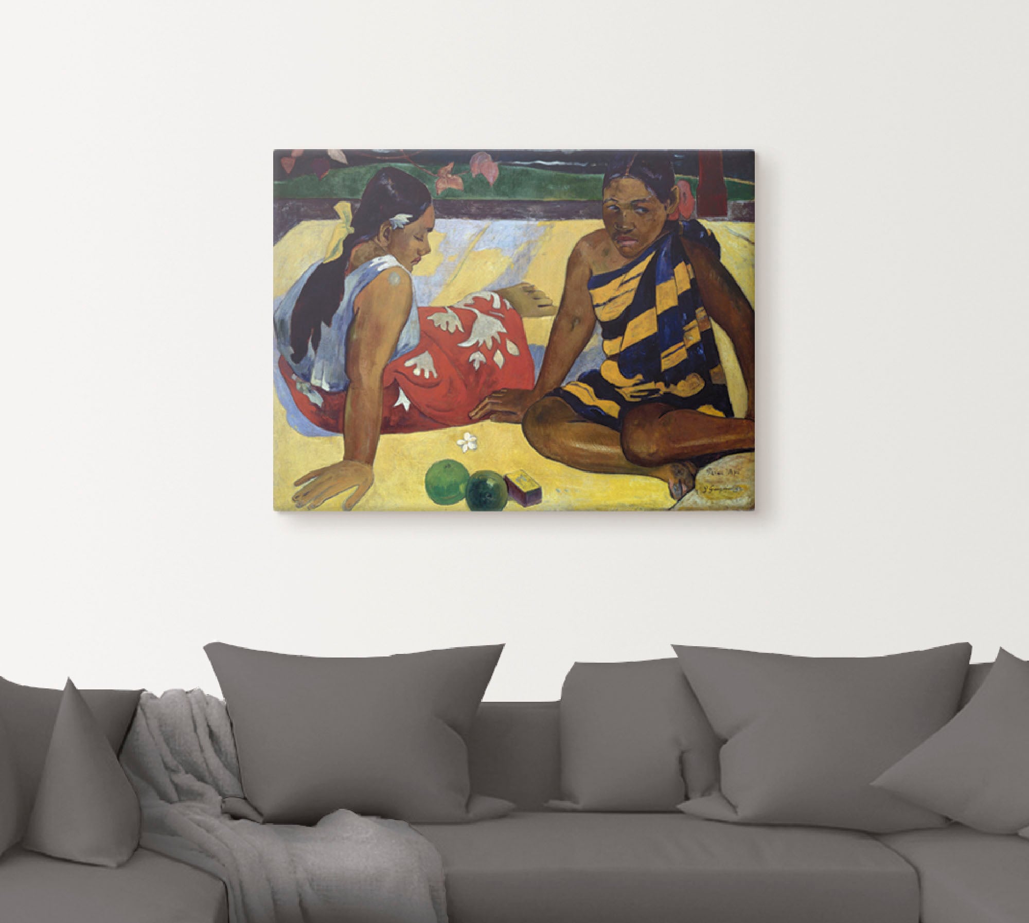 Artland Leinwandbild »Zwei Frauen auf Tahiti 1892«, Frau, (1 St.), auf Keilrahmen gespannt