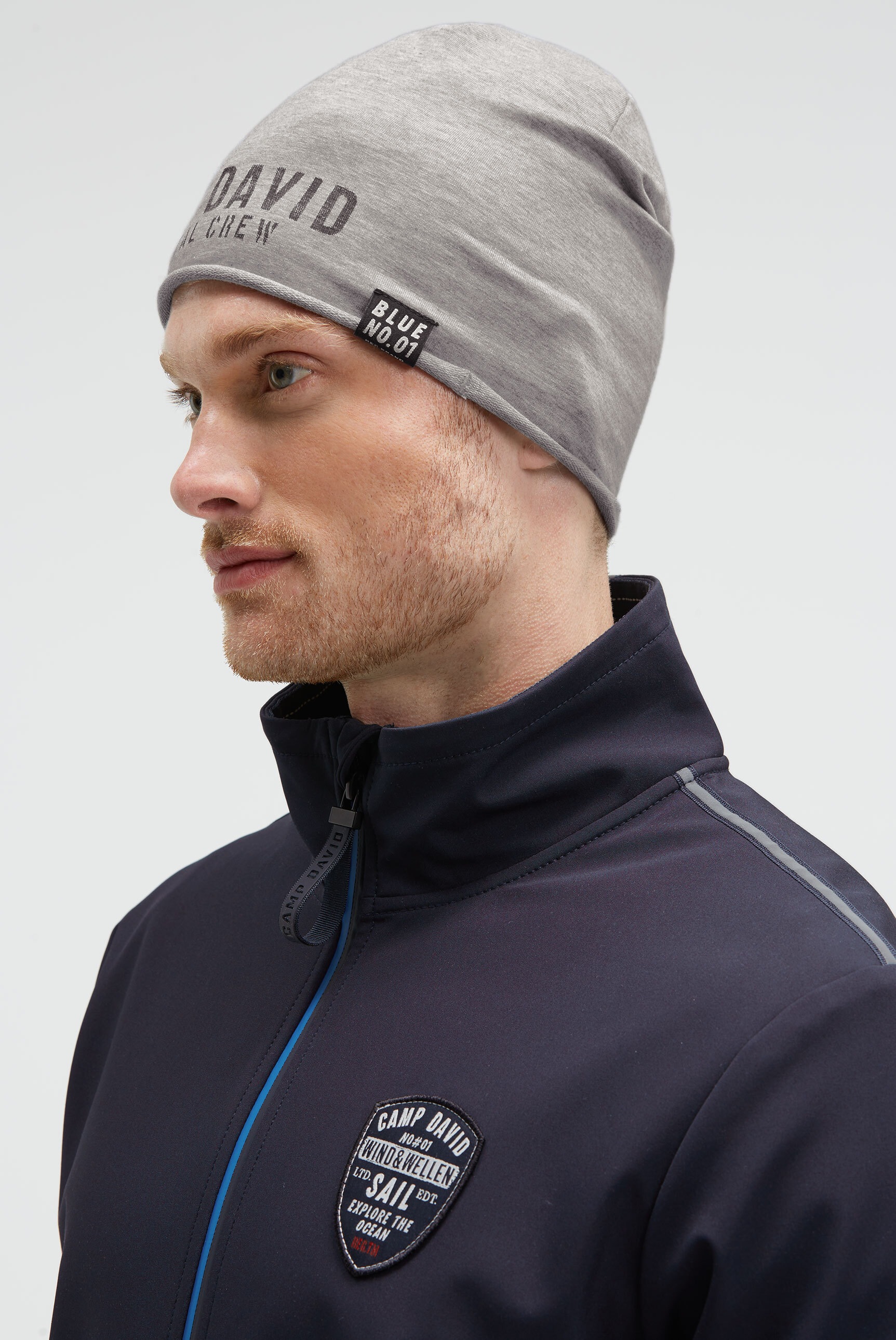 CAMP DAVID Strickmütze mit Rollsaum