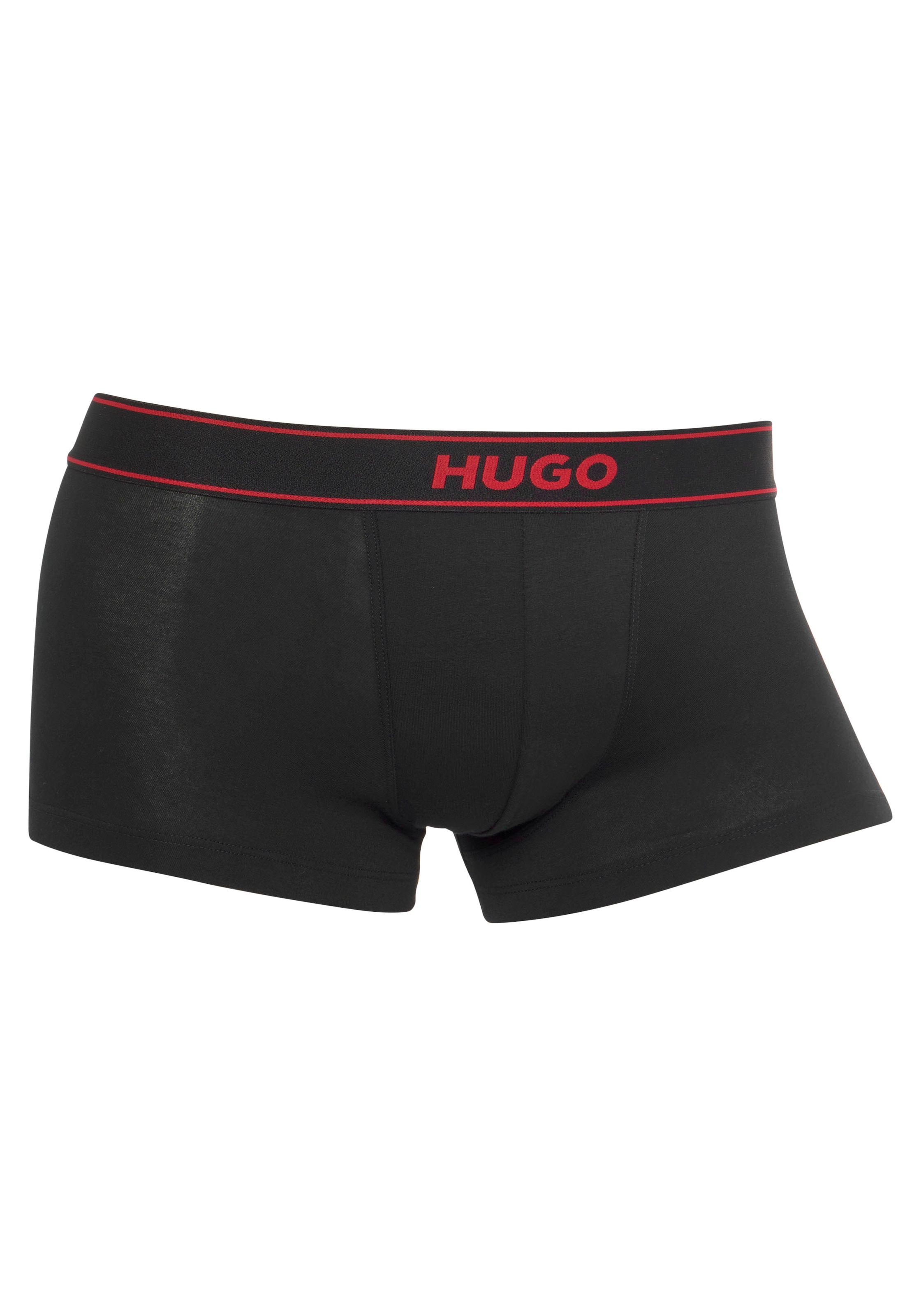 Boxershorts »TRUNK EXCITE«, mit HUGO Logoschriftzug seitlich am Bein